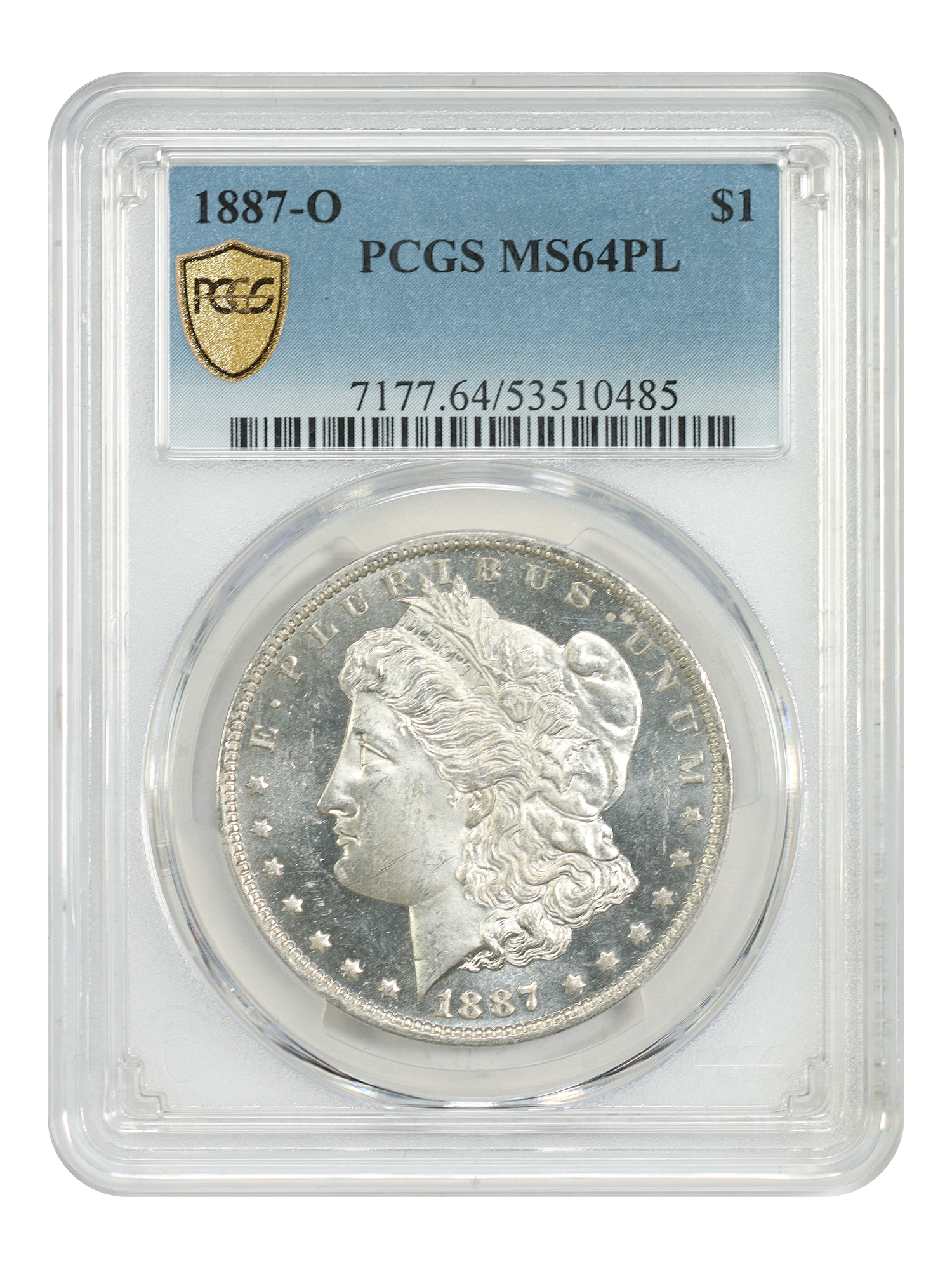 1887-O $1, PL