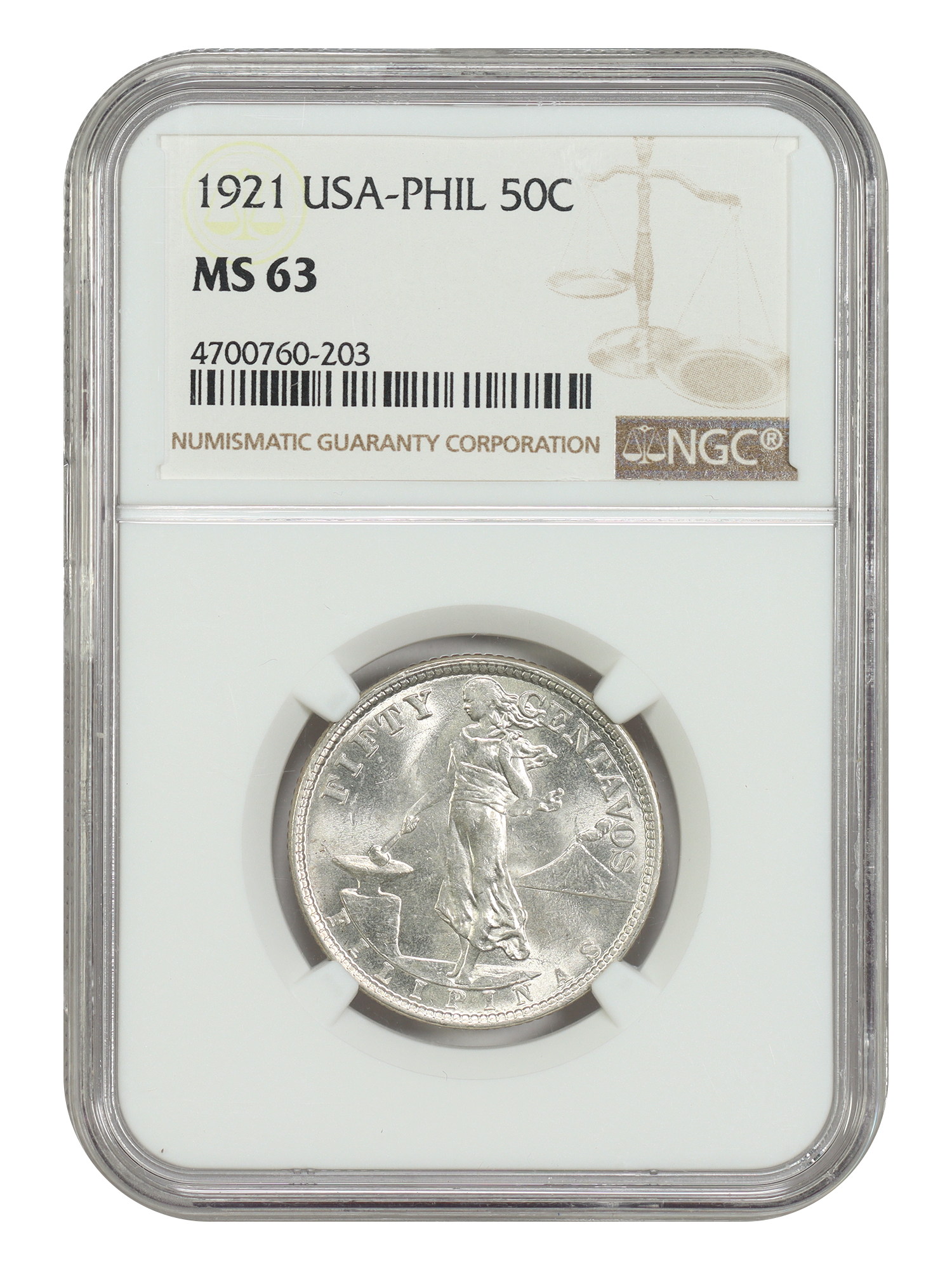 U.S. Philippines: 1921 50C