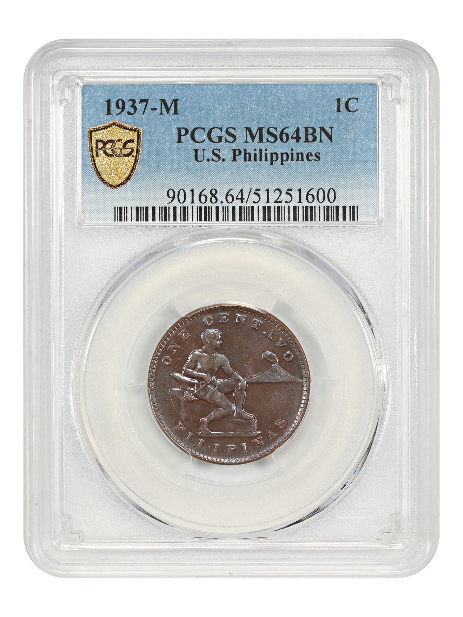 U.S. Philippines: 1937-M 1C, BN