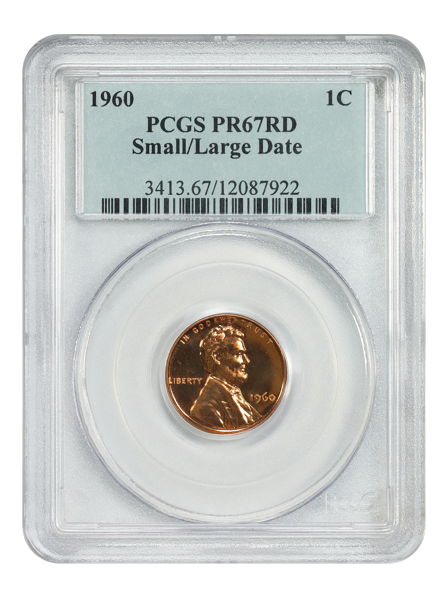 1960 1C Small/Large Date, RD