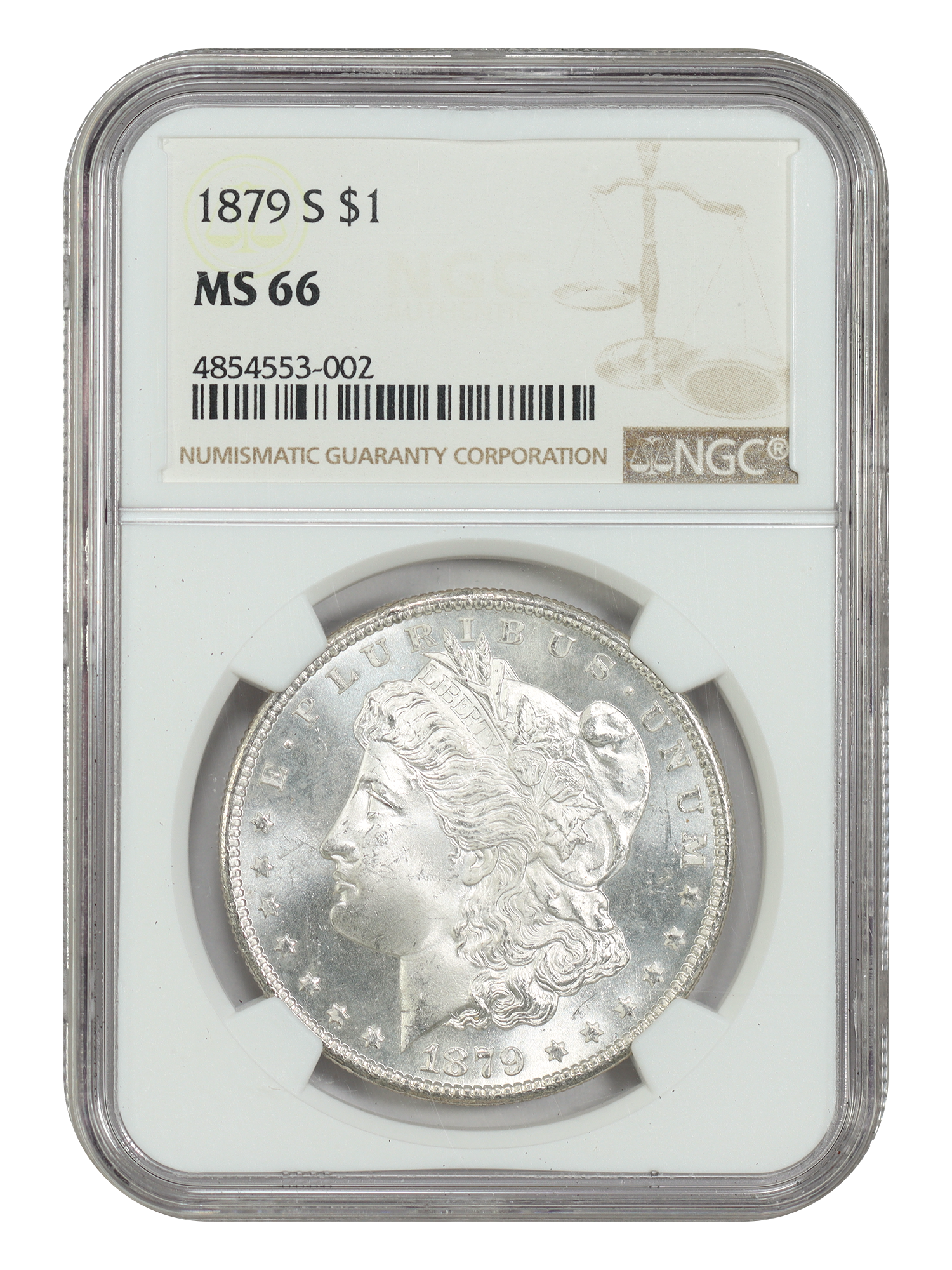 1879-S $1 NGC MS66
