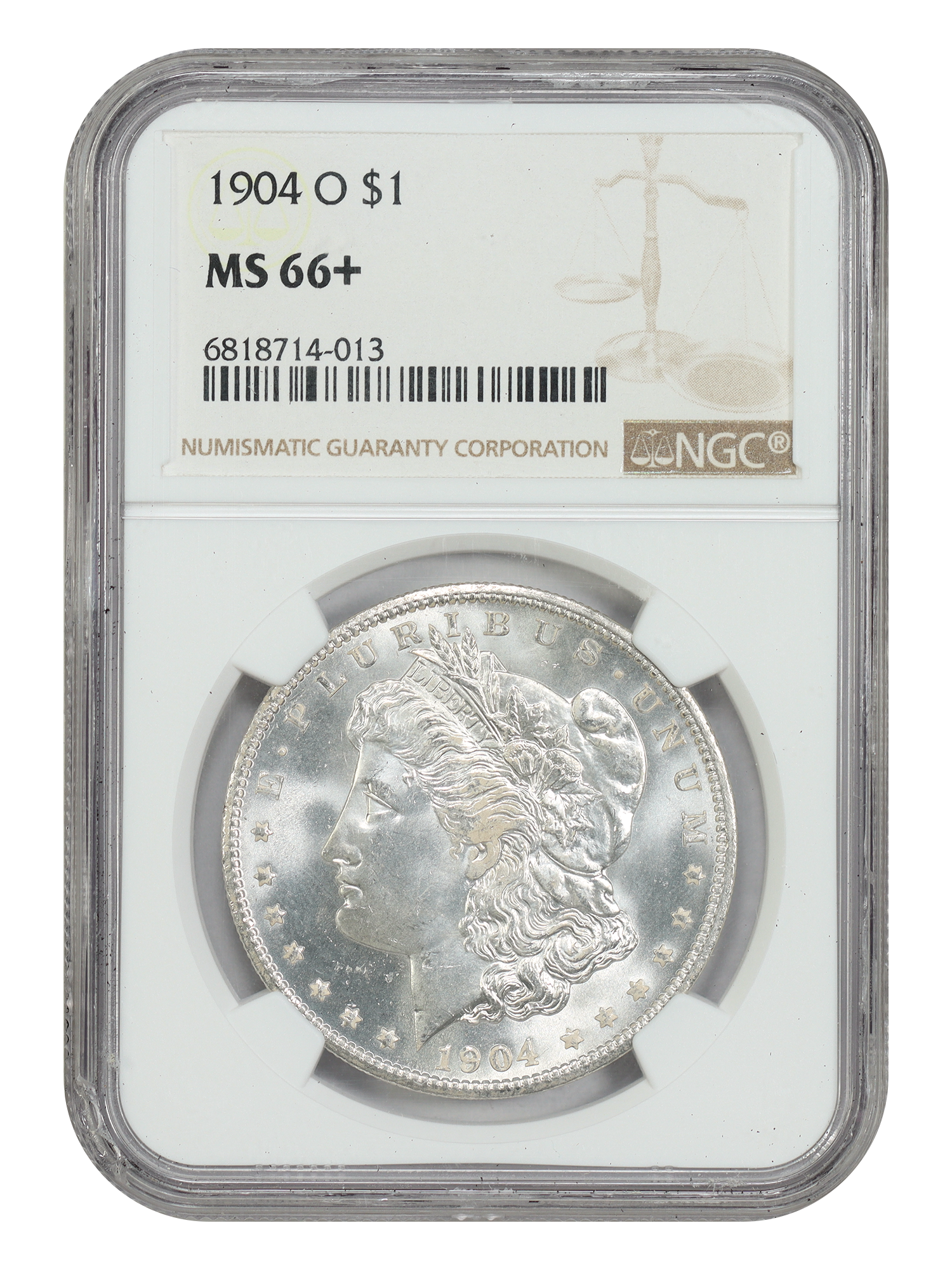 1904-O $1 NGC MS66+
