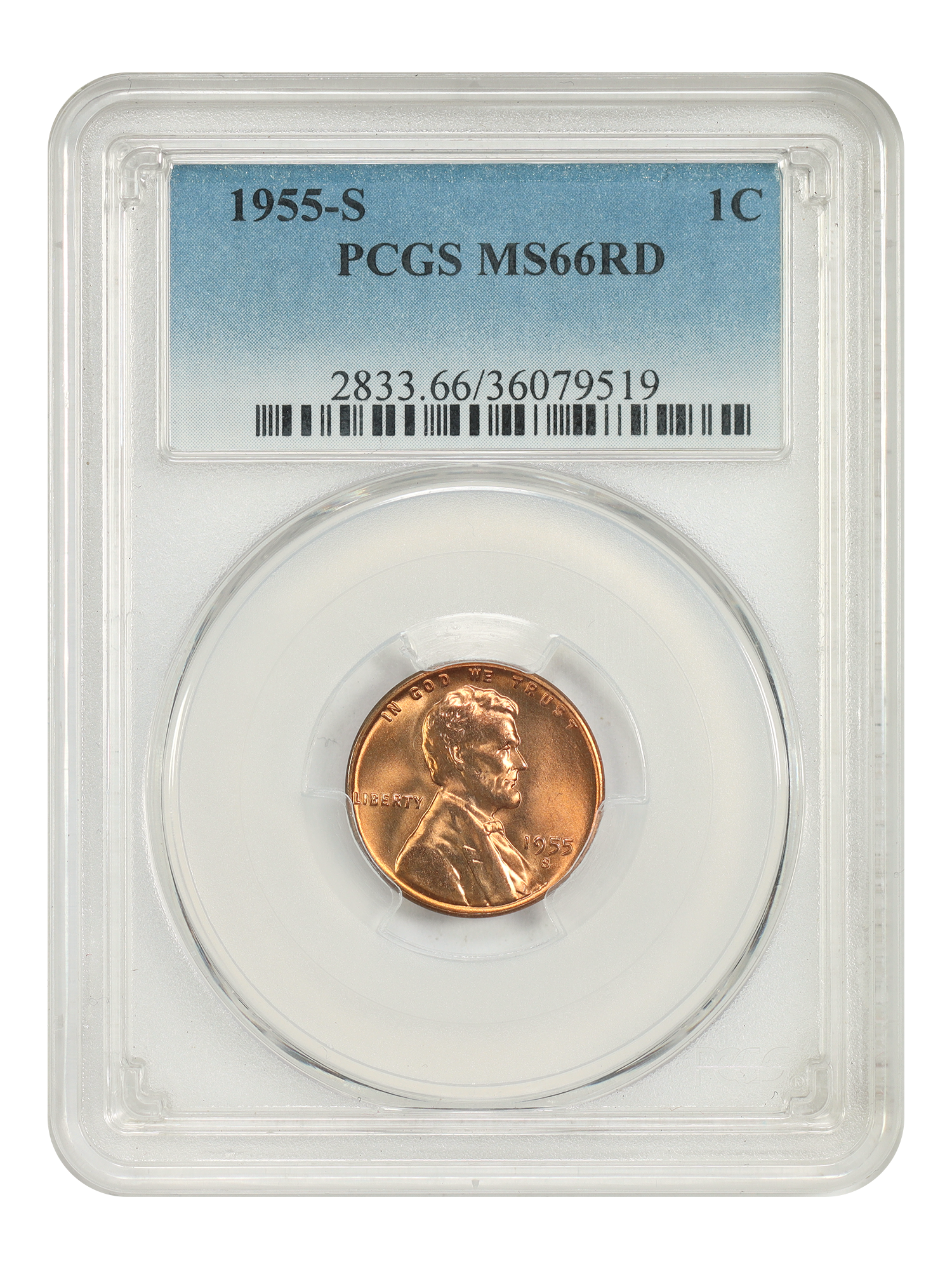 1955-S 1C, RD