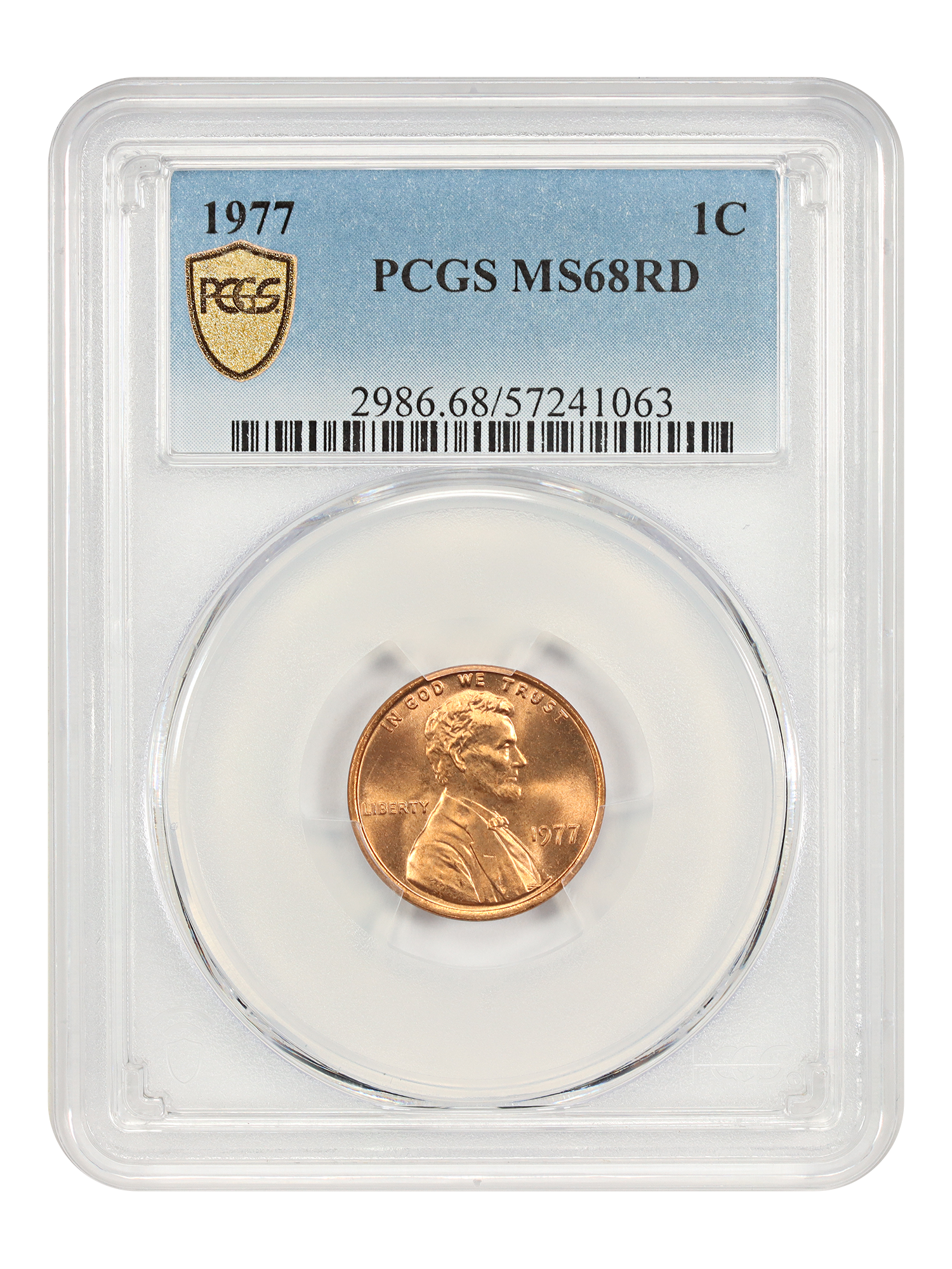 1977 1C PCGS MS68RD