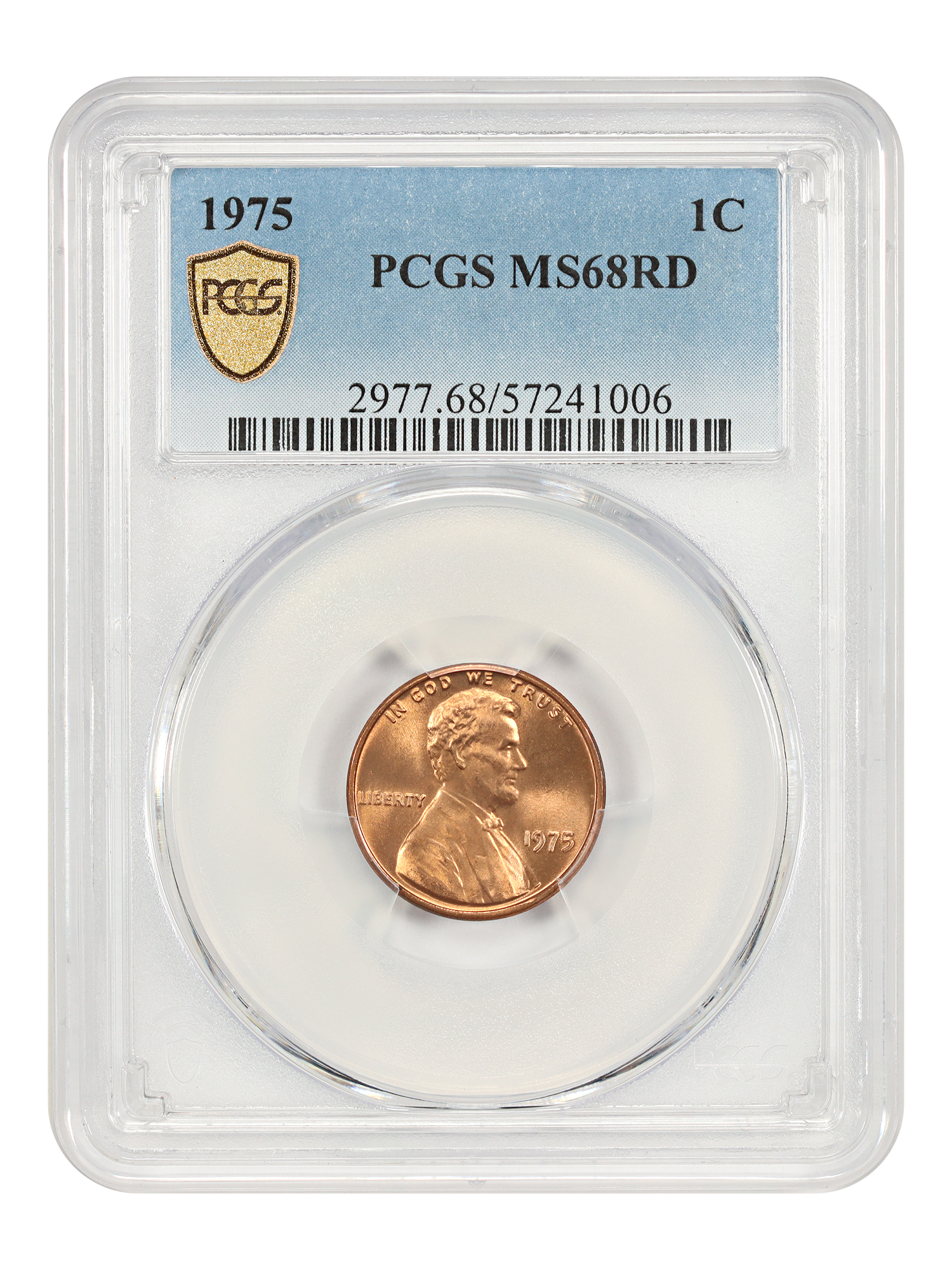 1975 1C PCGS MS68RD