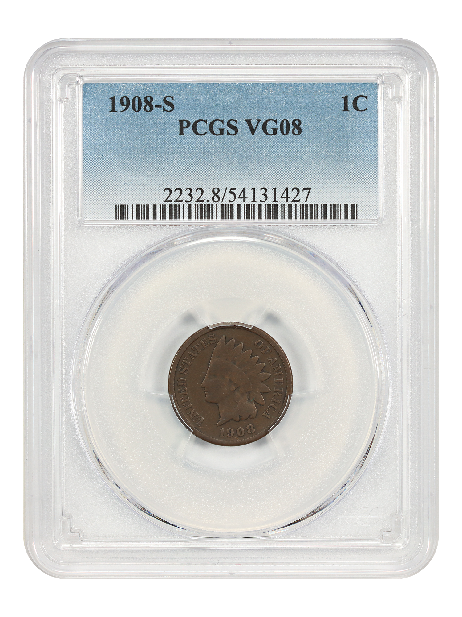 1908-S 1C, BN