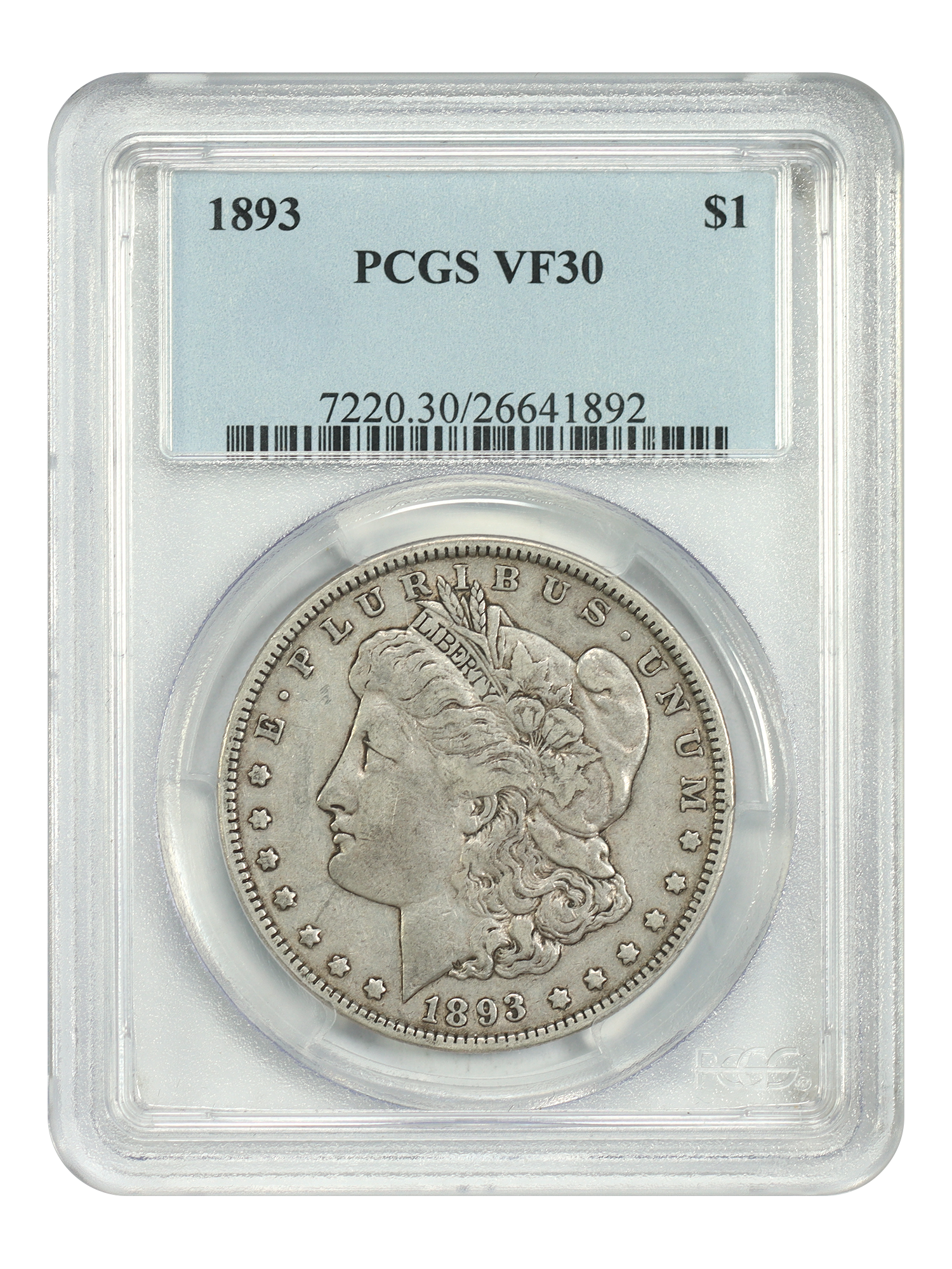 1893 $1 PCGS VF30