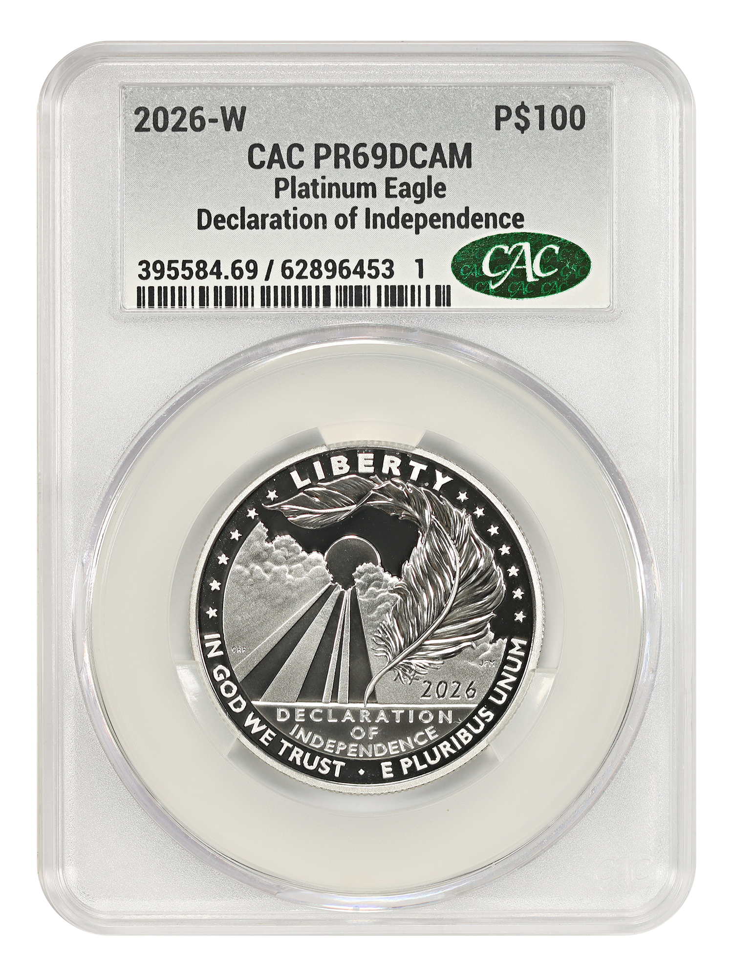 2026-W $100 Declaration of Independence, DCAM