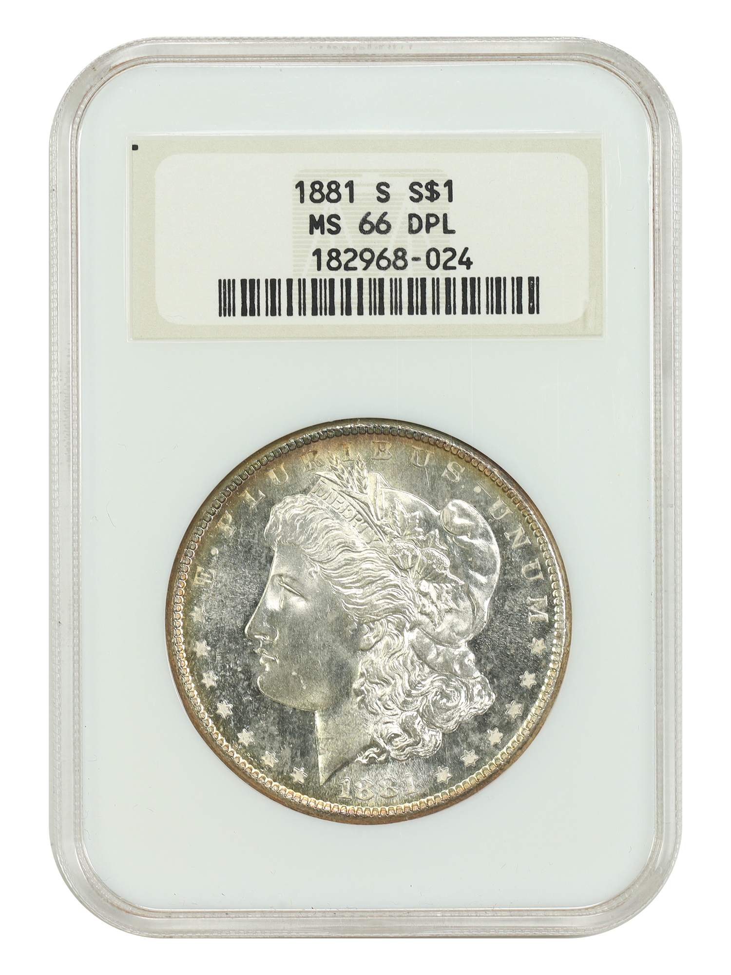 1881-S $1, DMPL