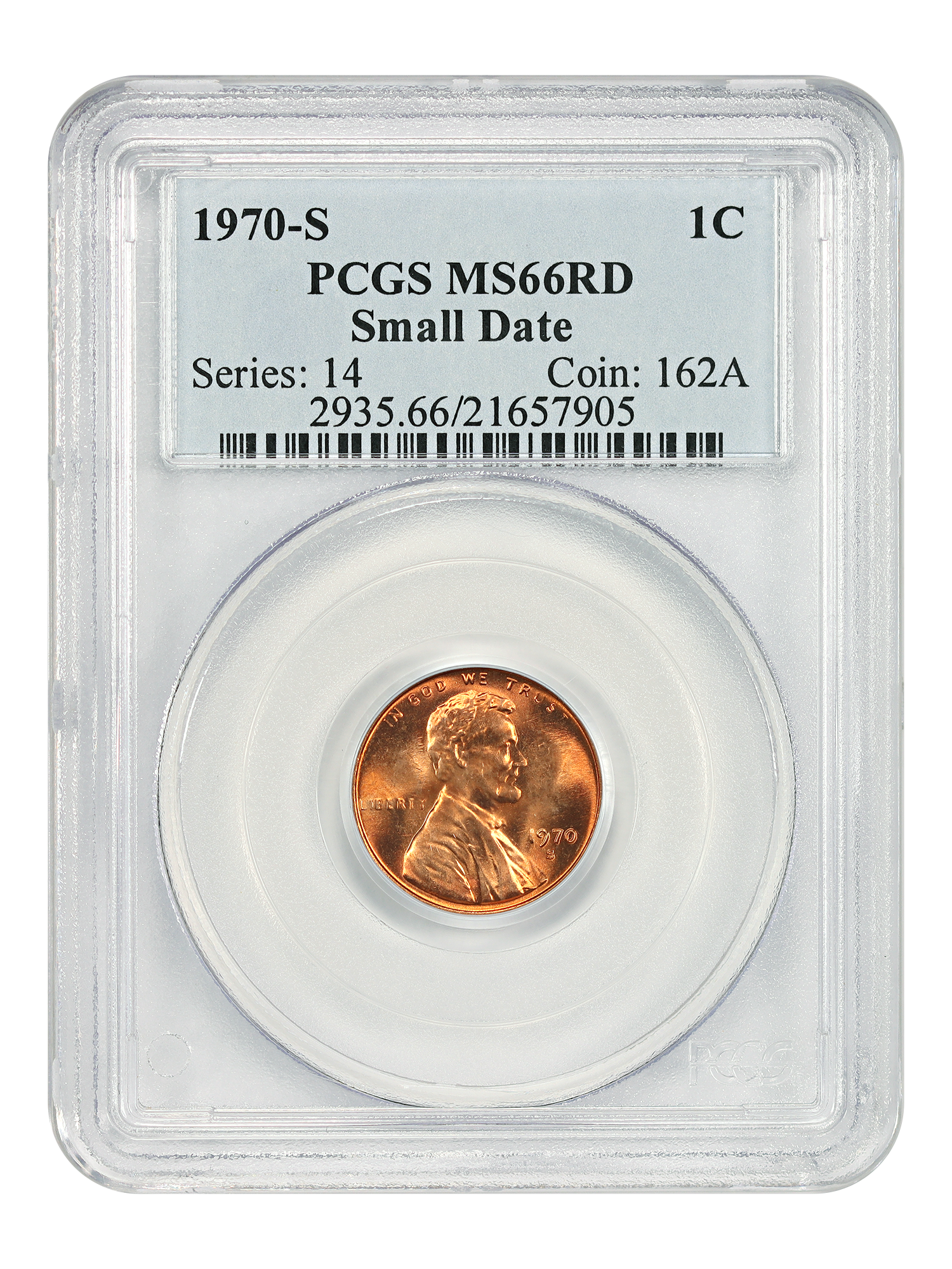 1970-S 1C Small Date, RD