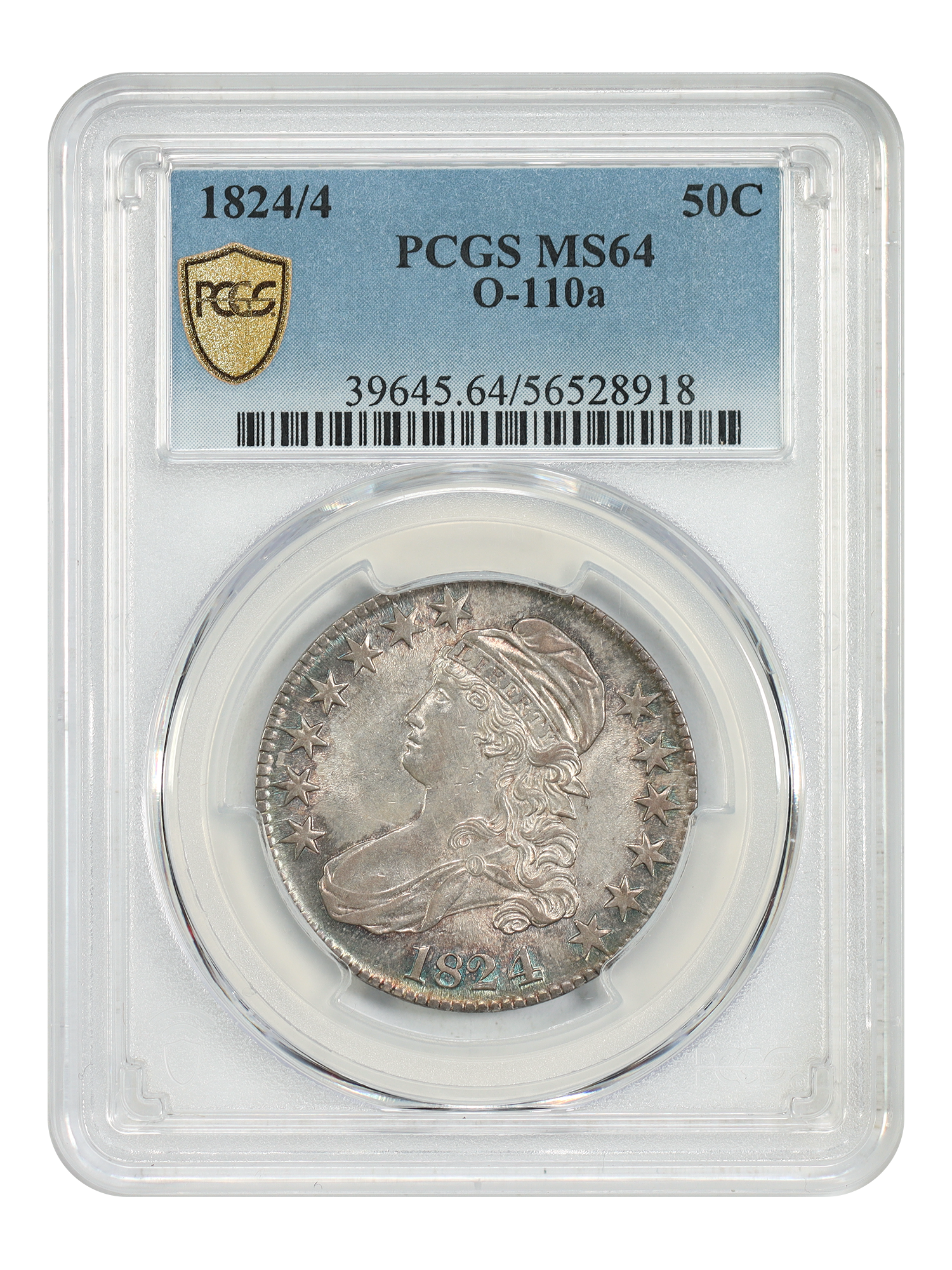 1824/4 50C PCGS MS64 (Overton-110a)