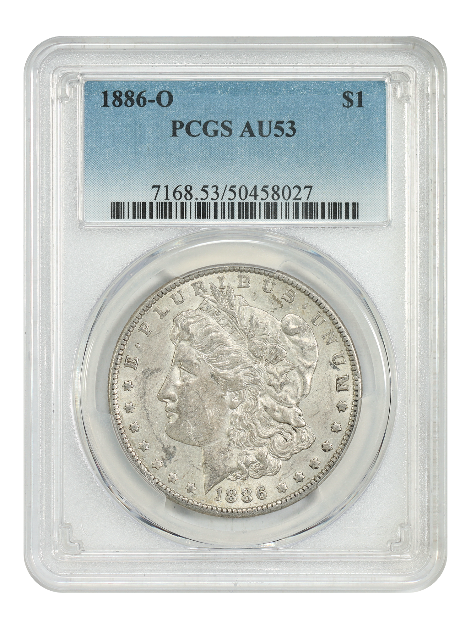 1886-O $1 PCGS AU53
