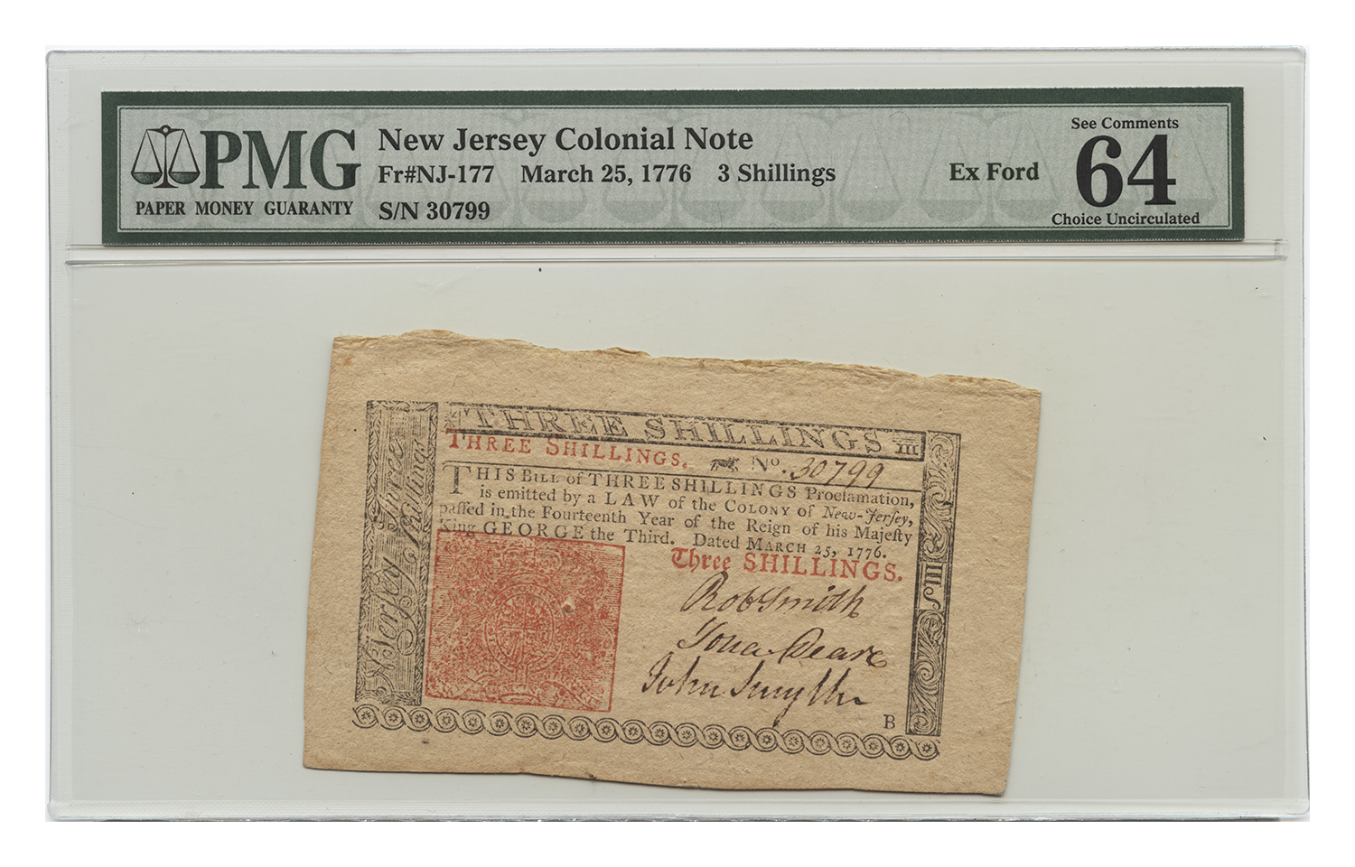 25-Mar - 3 Shillings