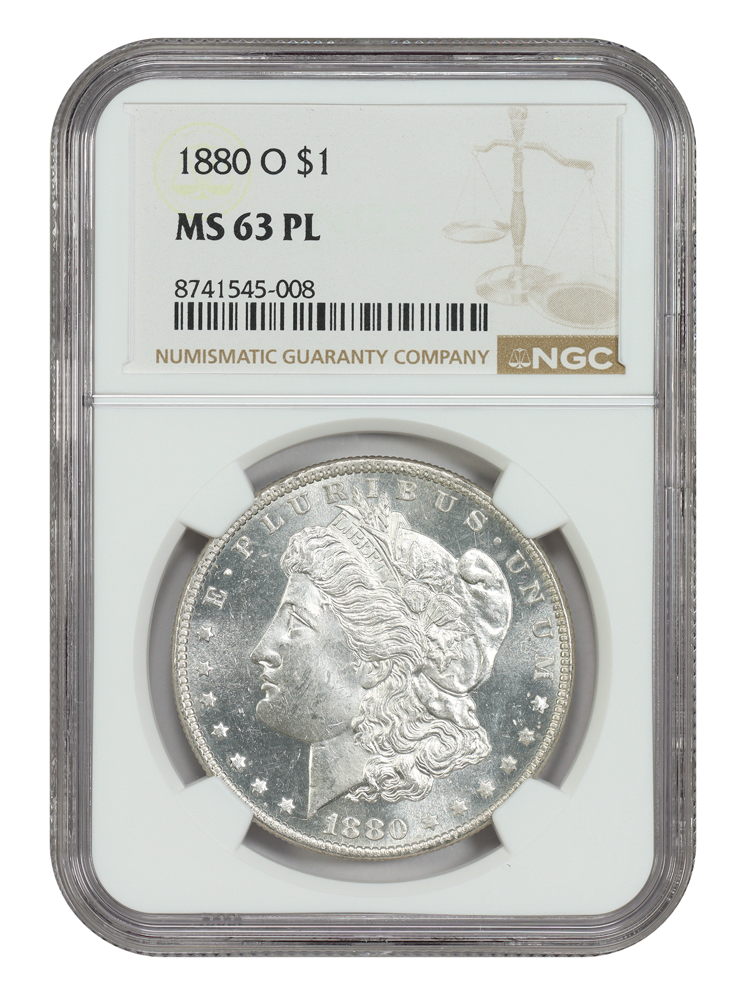 1880-O $1, PL