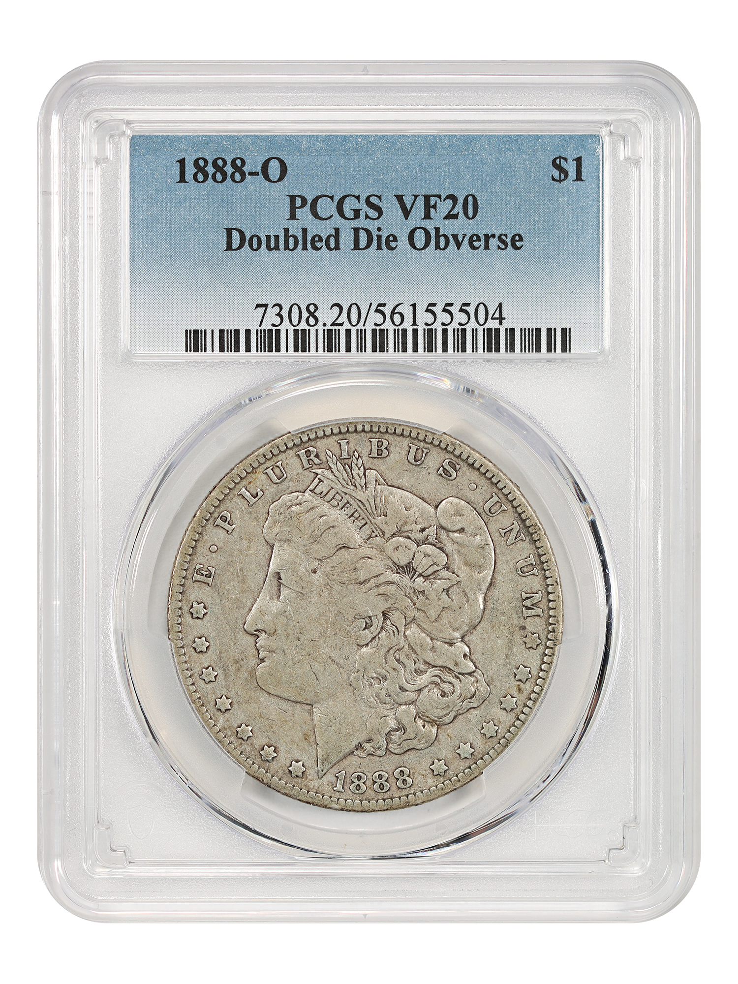 1888-O $1 Doubled Die Obverse