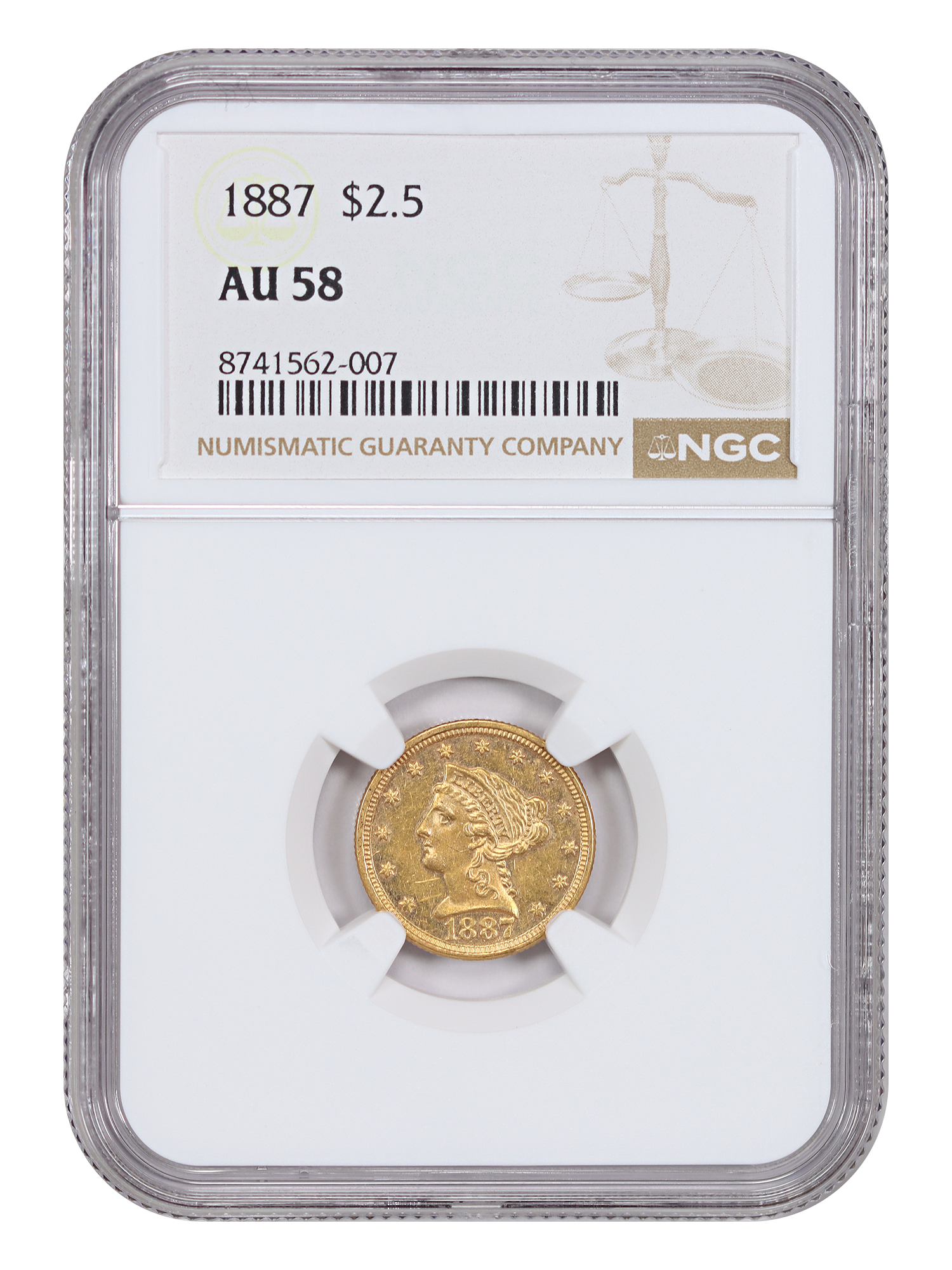 1887 $2.50