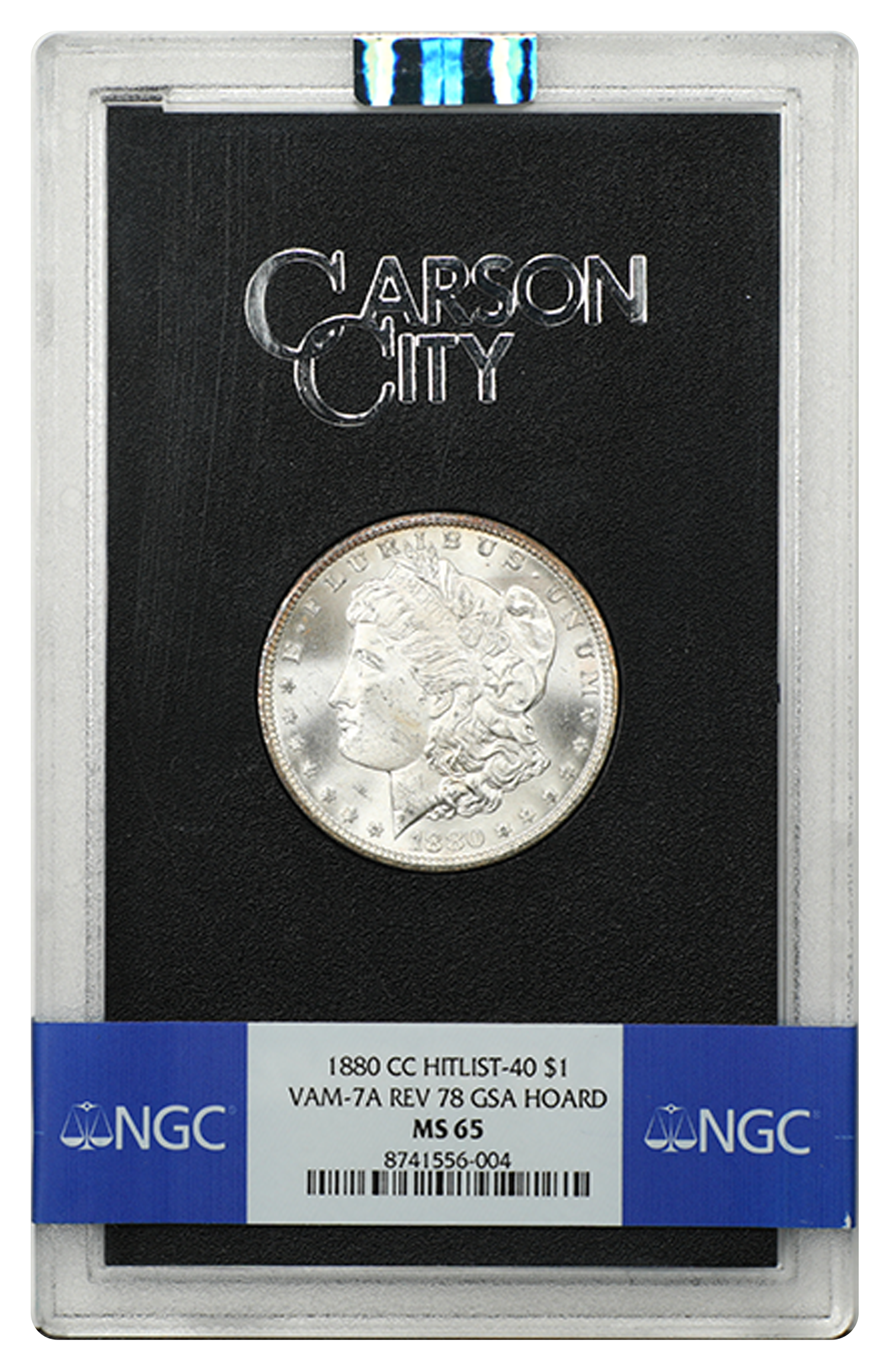 1880-CC $1 VAM 7 8/7 Rev of 78