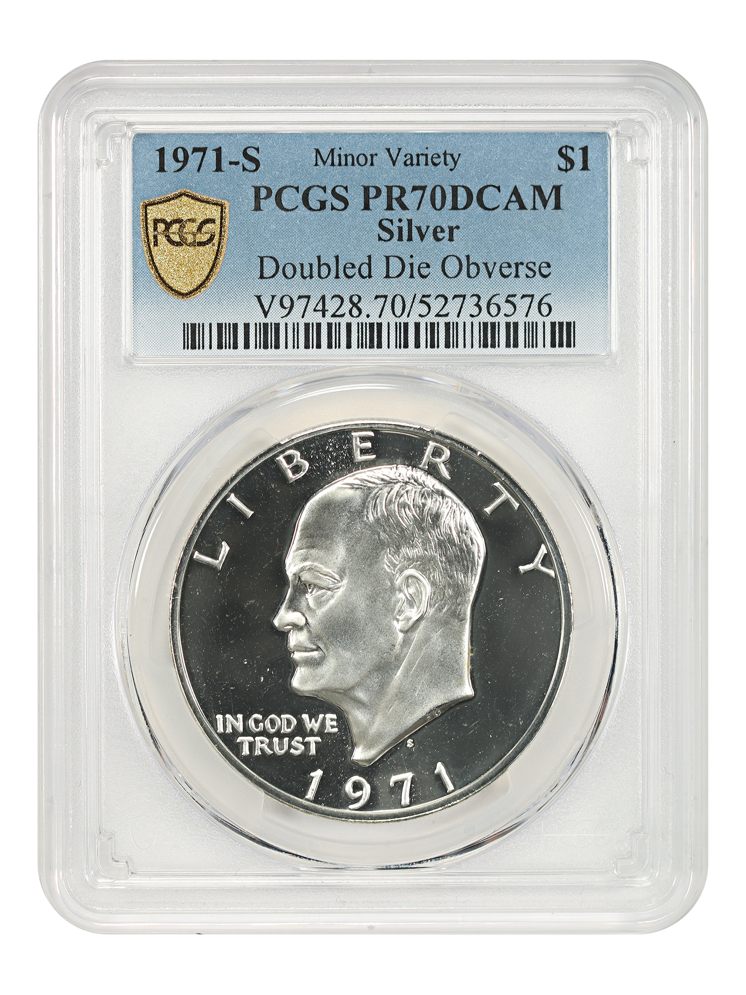 1971-S $1 Silver, DCAM