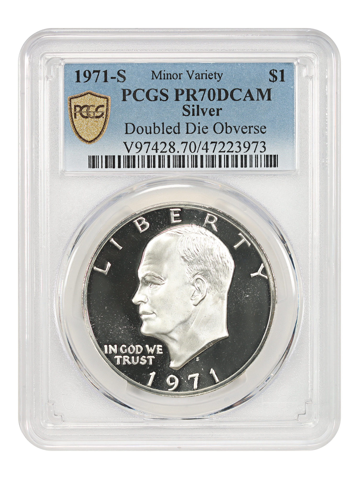 1971-S $1 Silver, DCAM