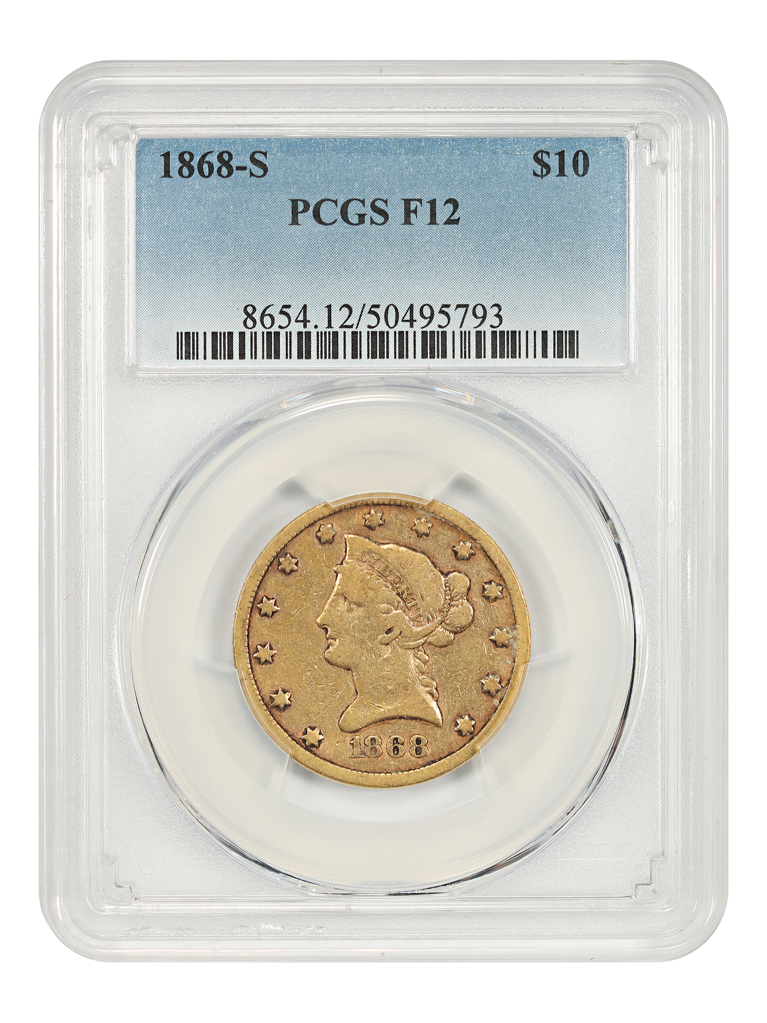 1868-S $10