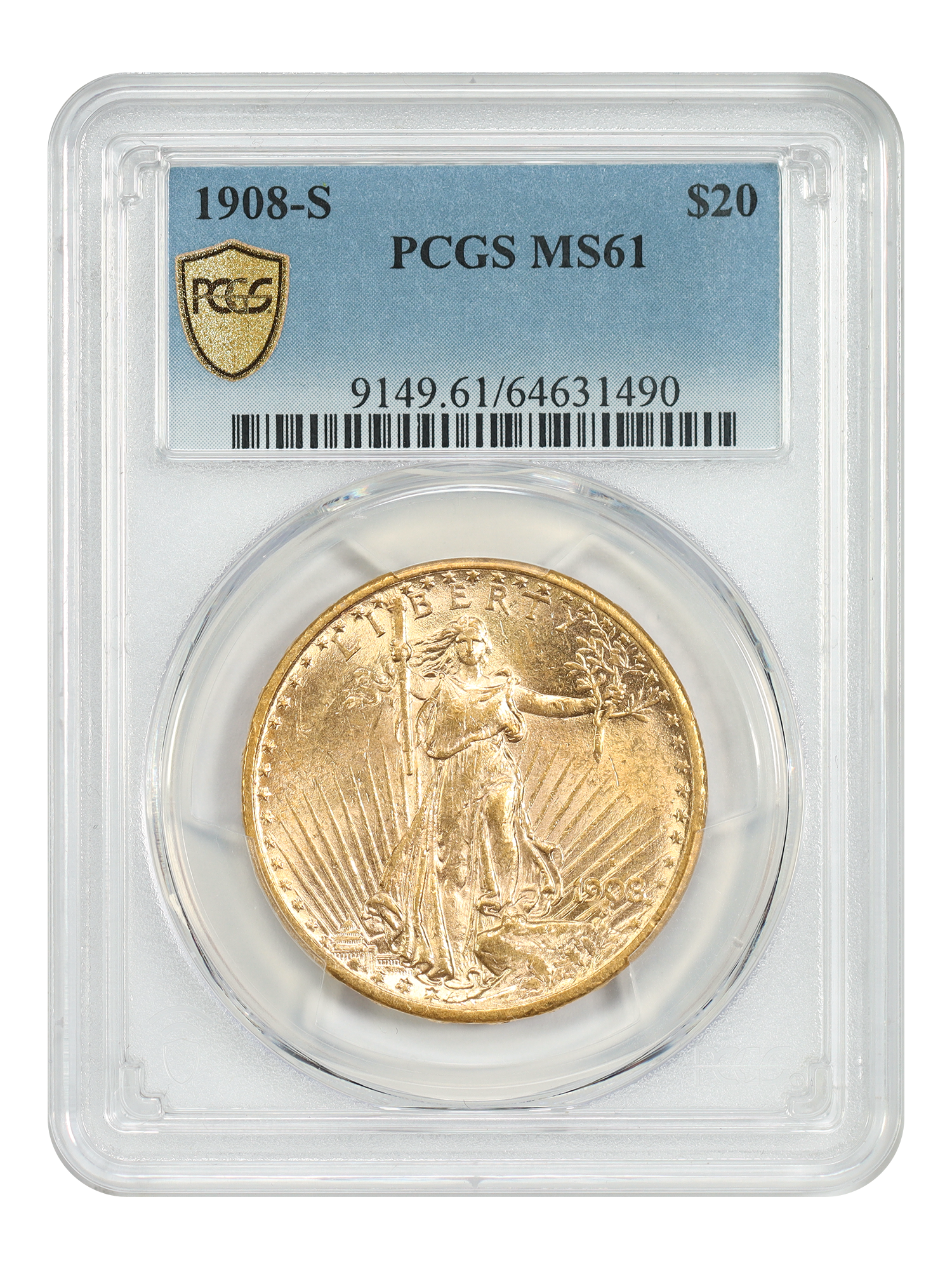 1908-S $20