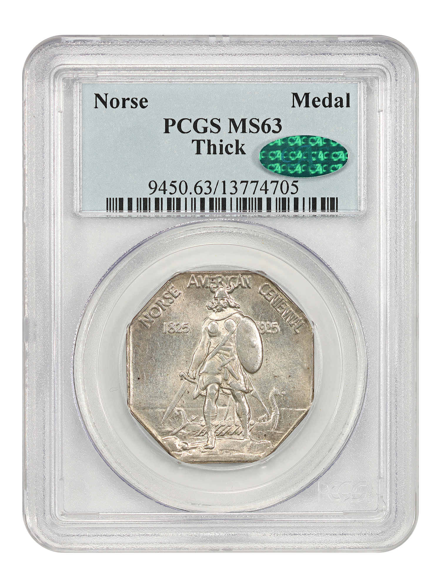 1925 Medal Norse American, Thick