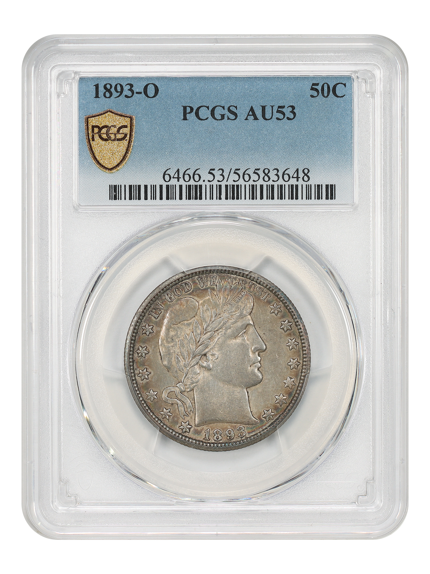 1893-O 50C PCGS AU53