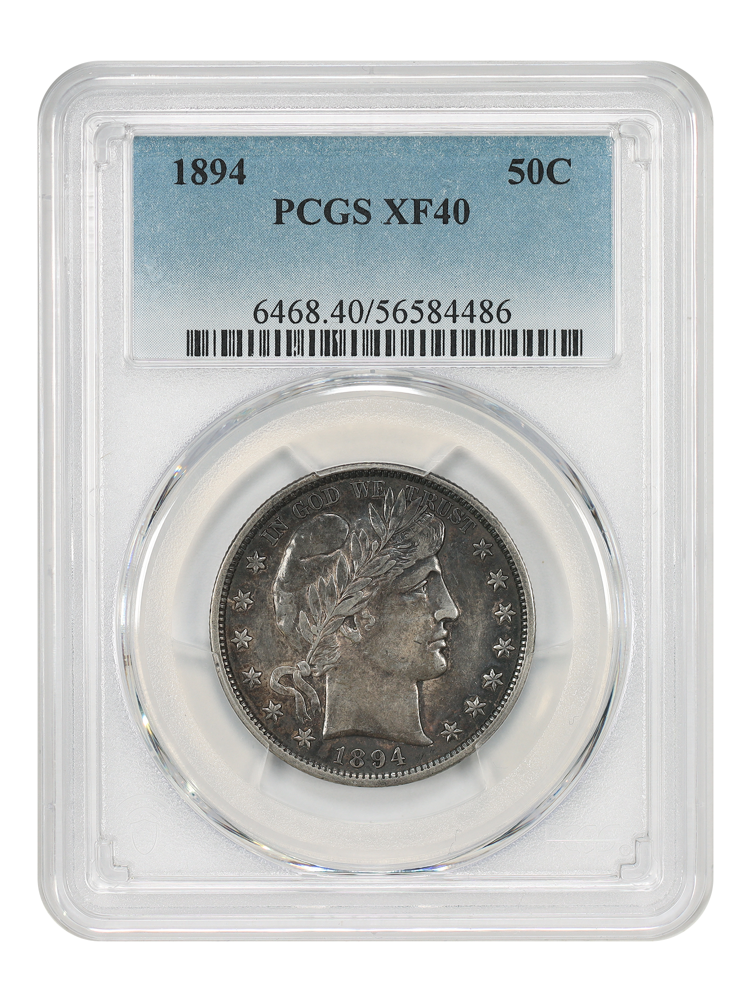 1894 50C PCGS XF40
