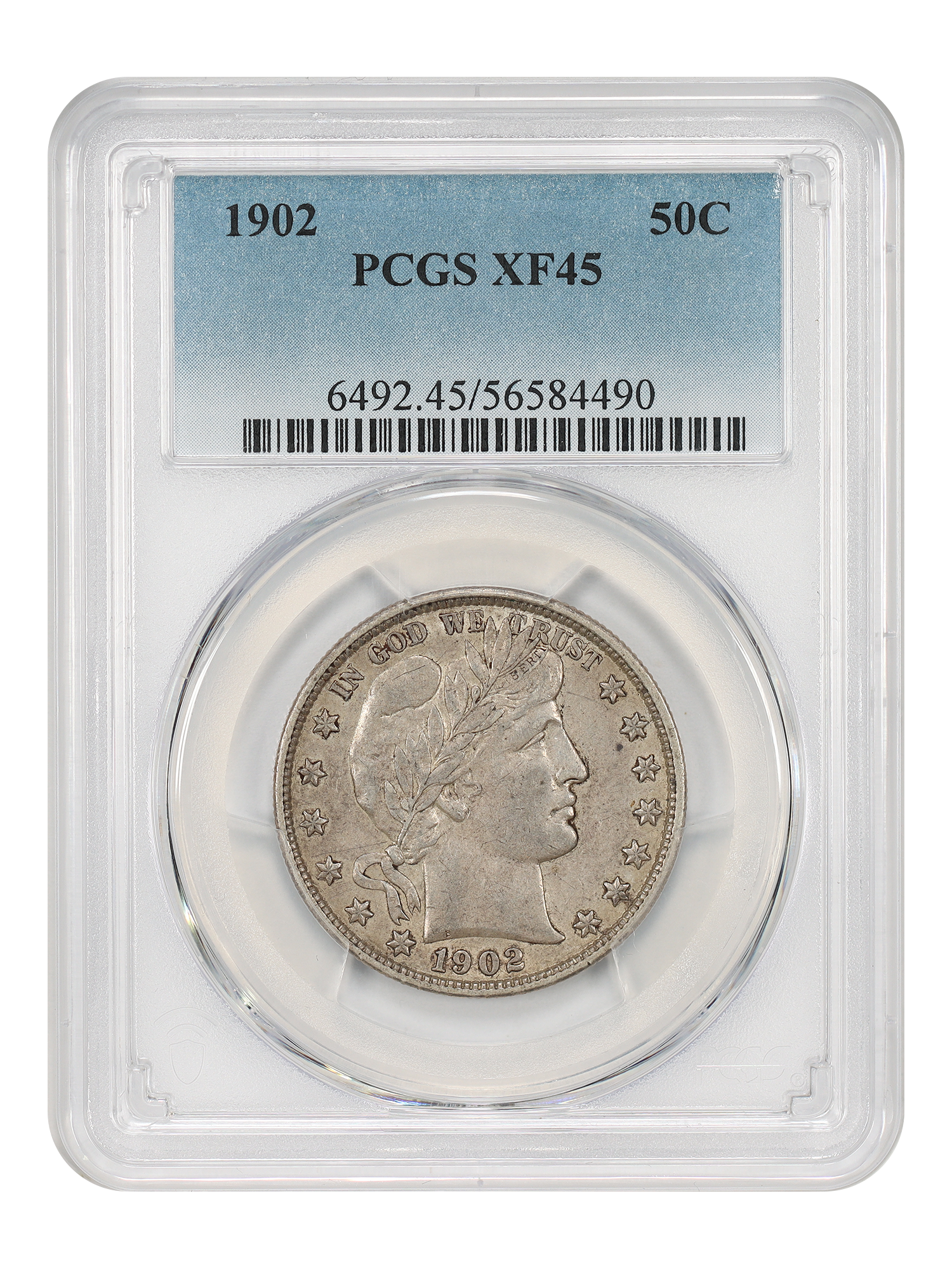 1902 50C PCGS XF45