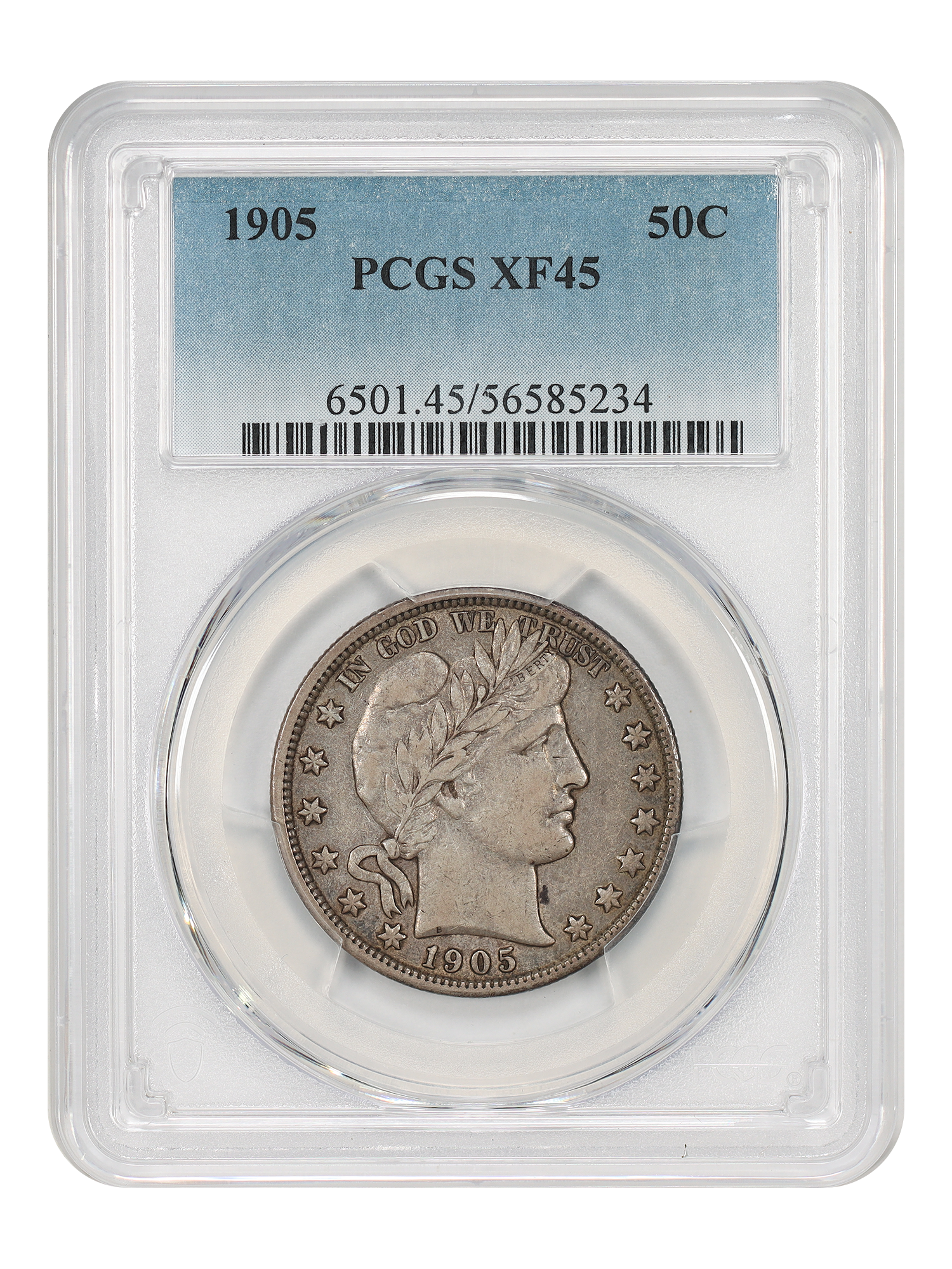 1905 50C PCGS XF45