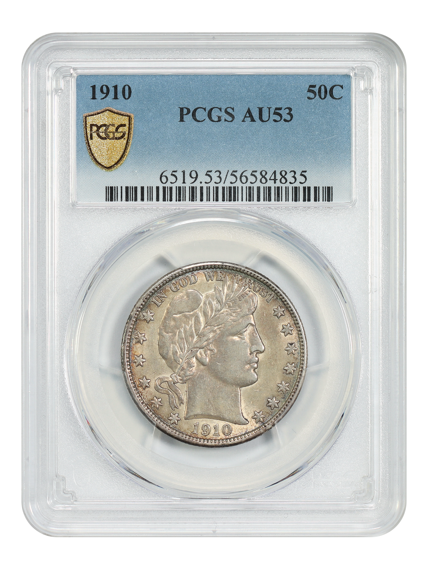 1910 50C PCGS AU53