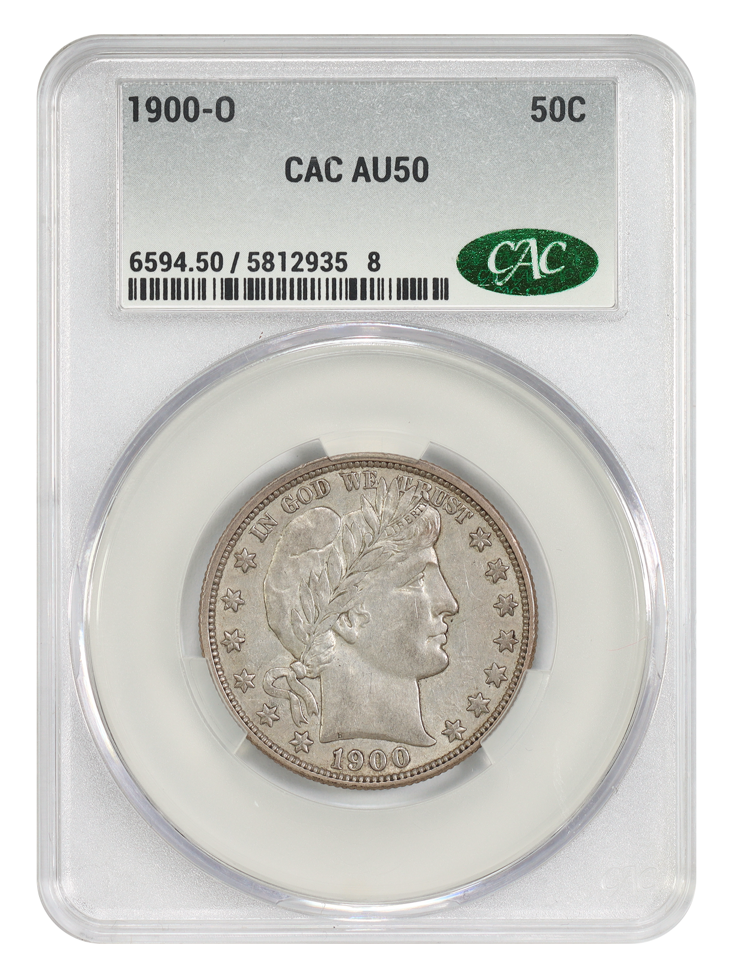 1900-O 50C CACG AU50