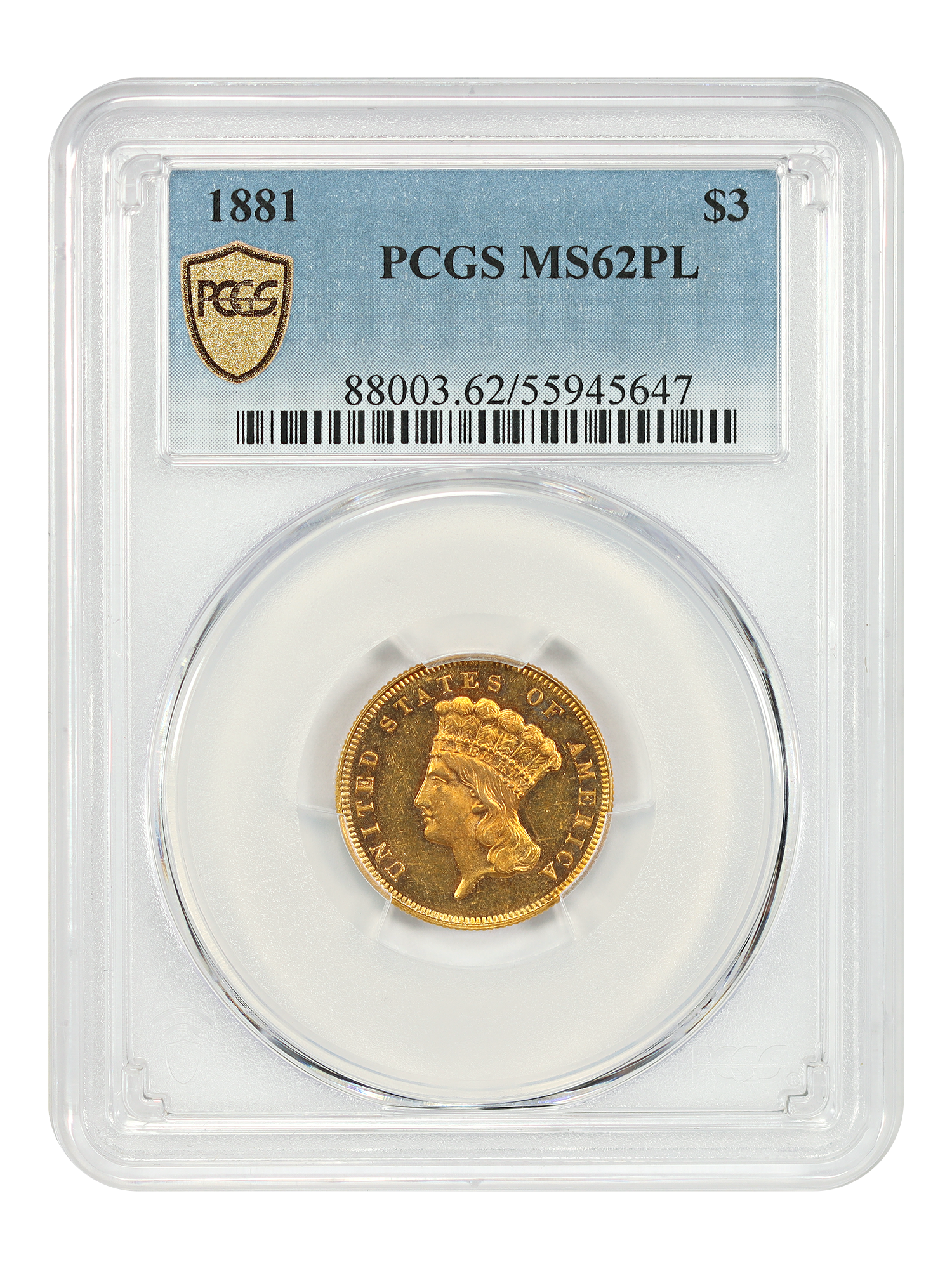 1881 $3, PL
