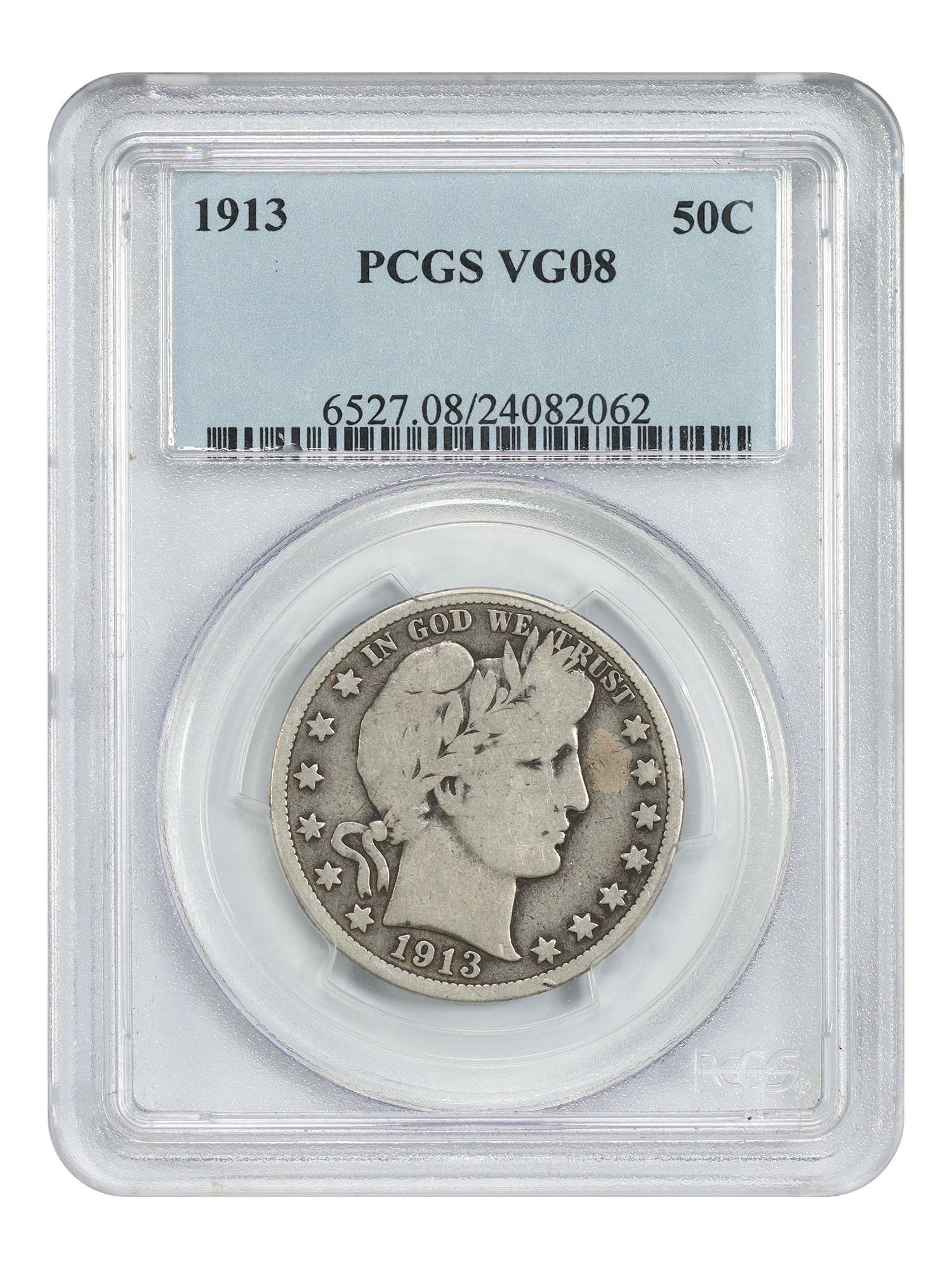 1913 50C PCGS VG08