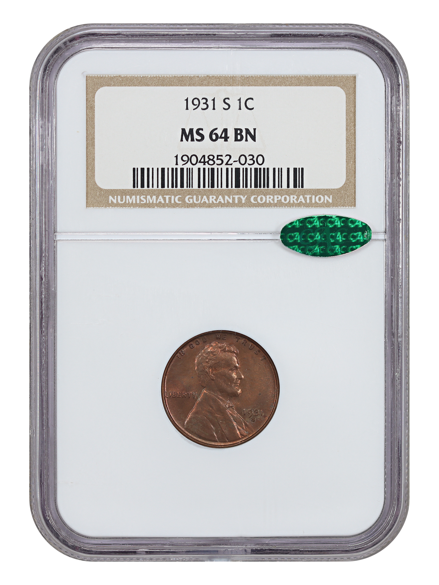 1931-S 1C, BN