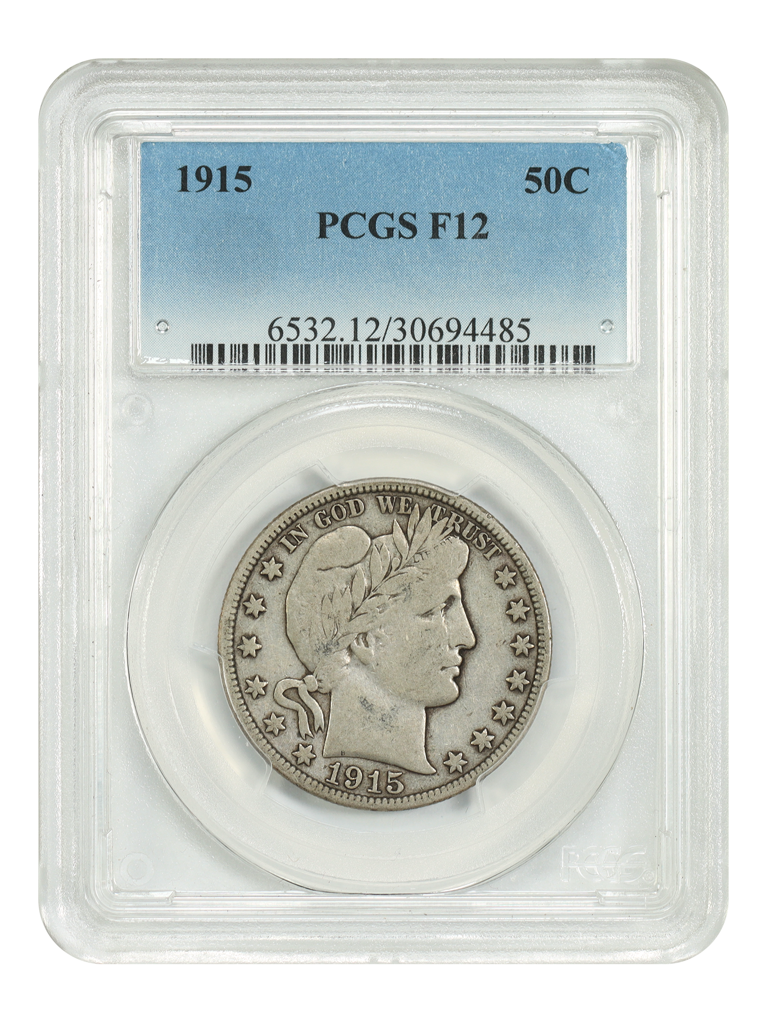 1915 50C PCGS Fine 12