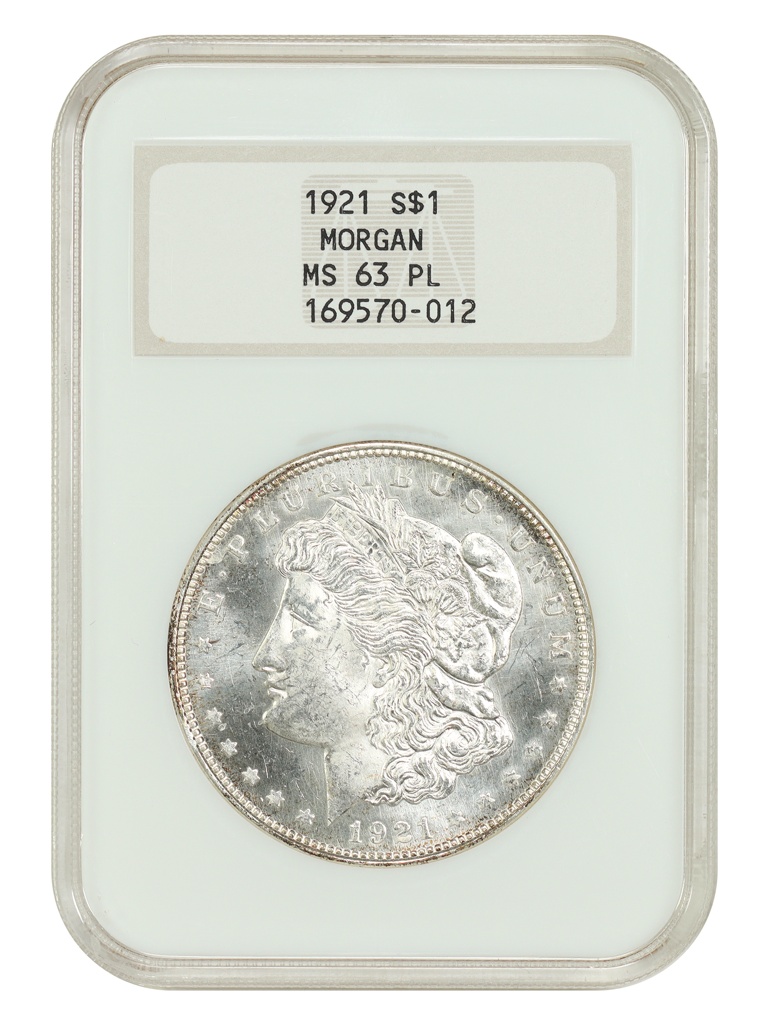 1921 $1 Morgan, PL