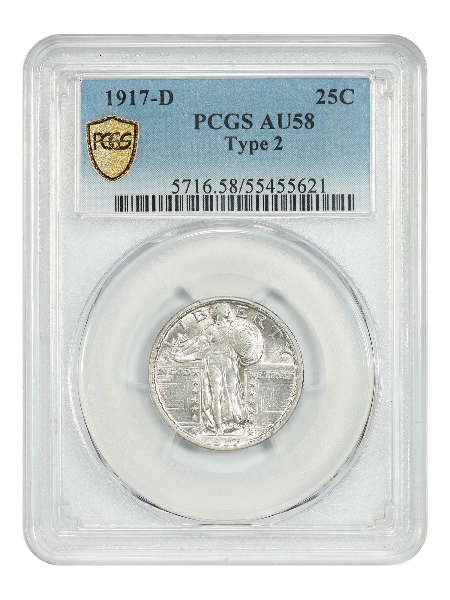 1917-D 25C Type 2
