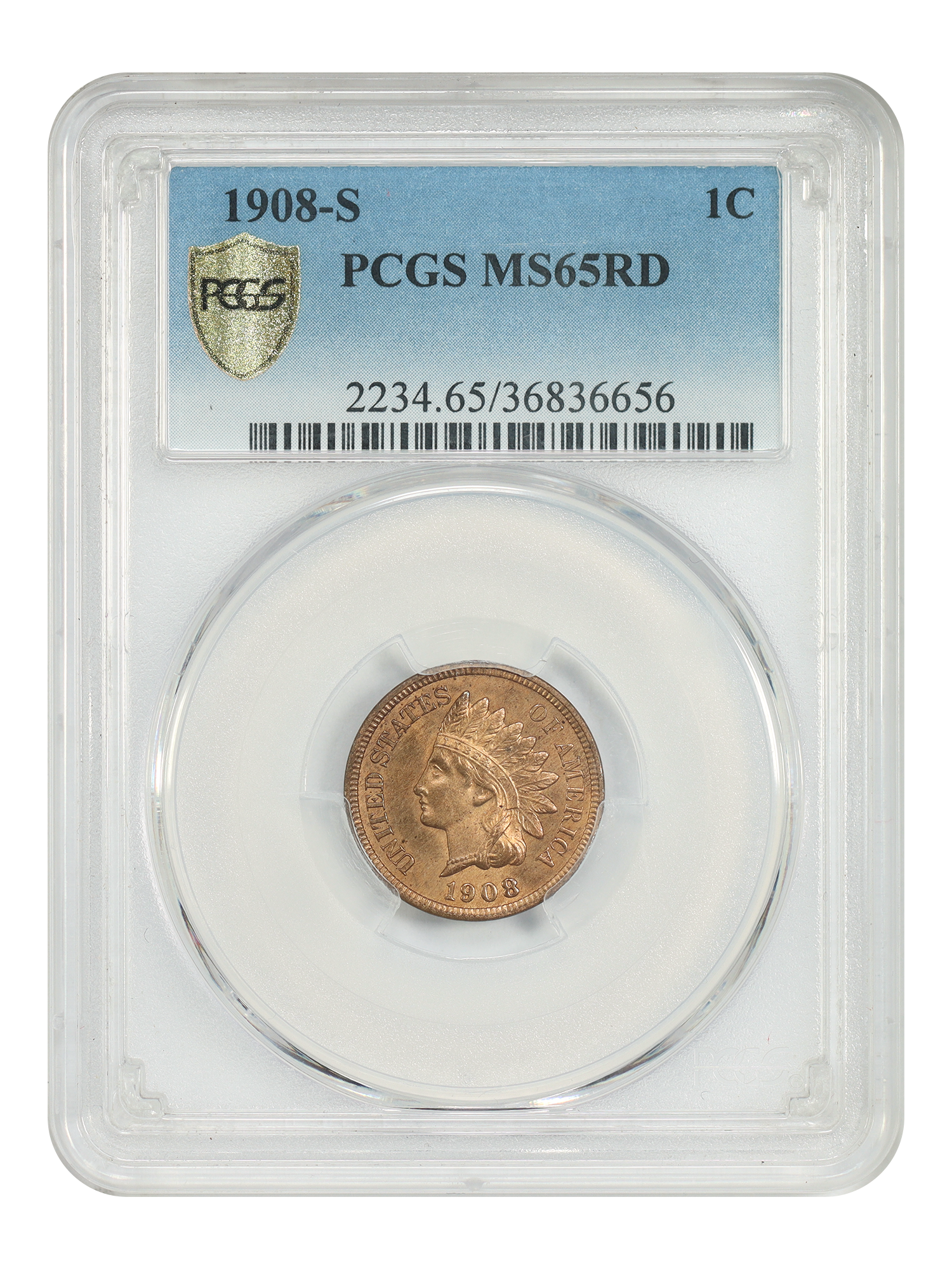 1908-S 1C, RD