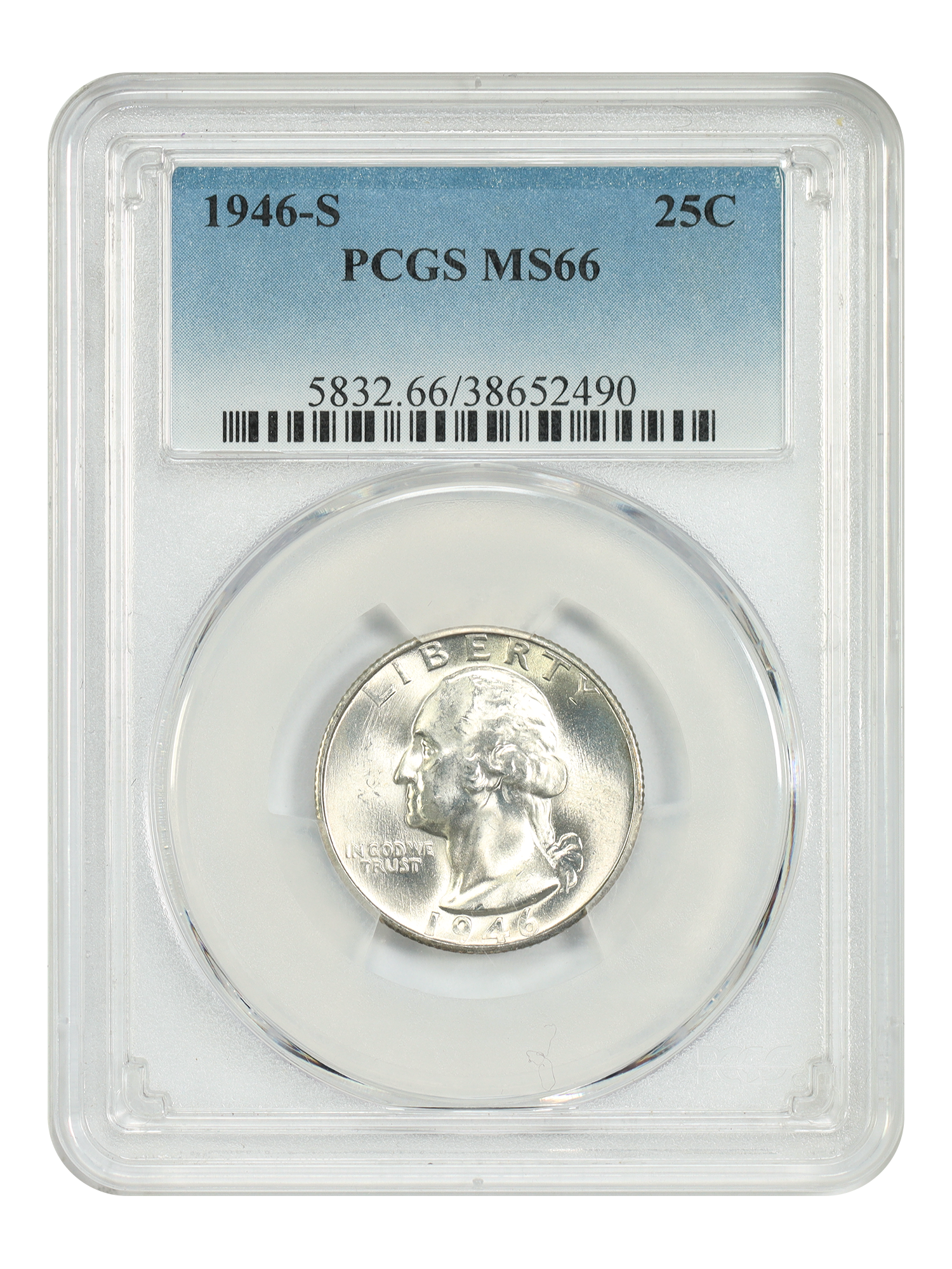 1946-S 25C PCGS MS66