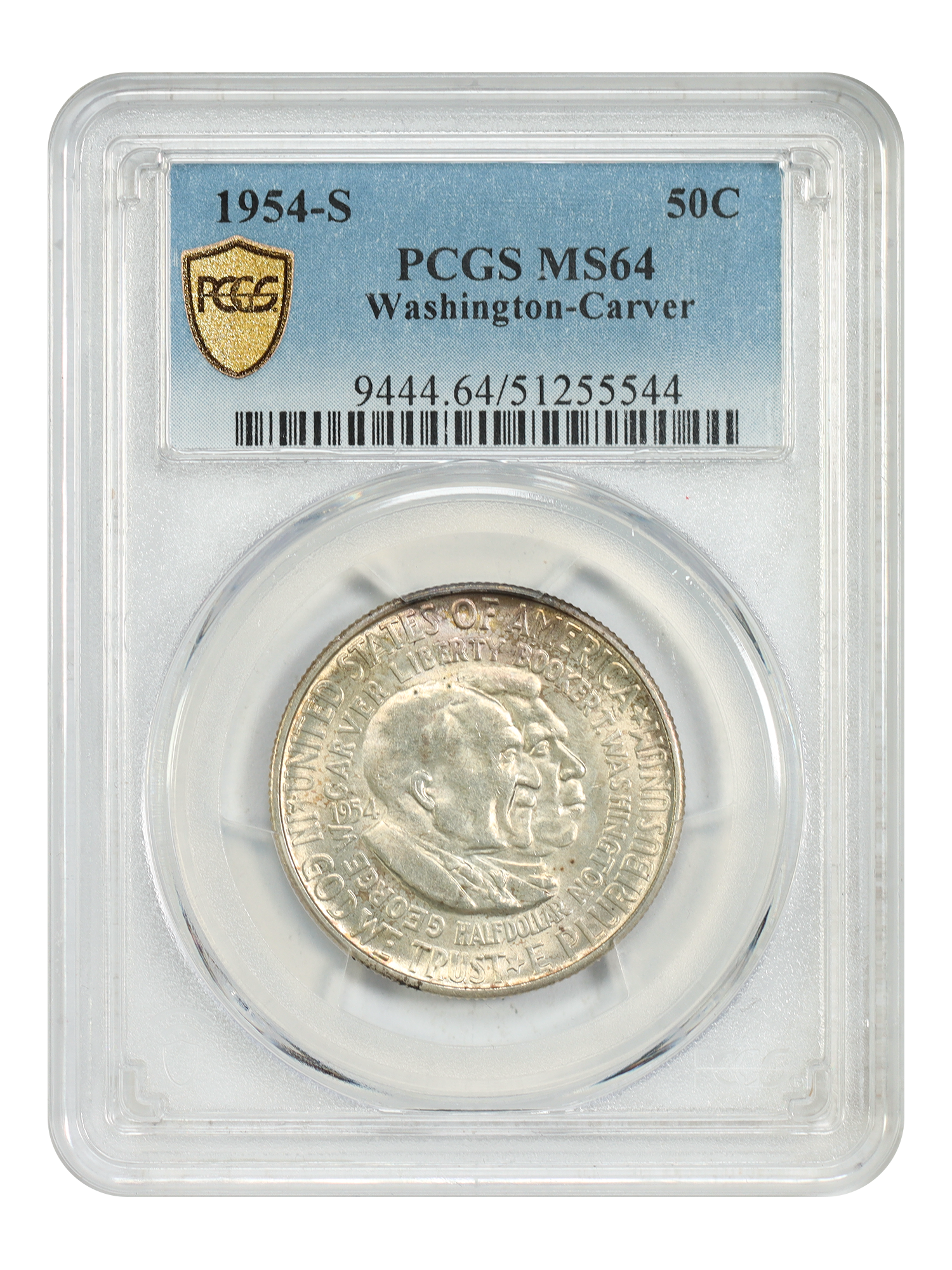 1954-S 50C Washington-Carver