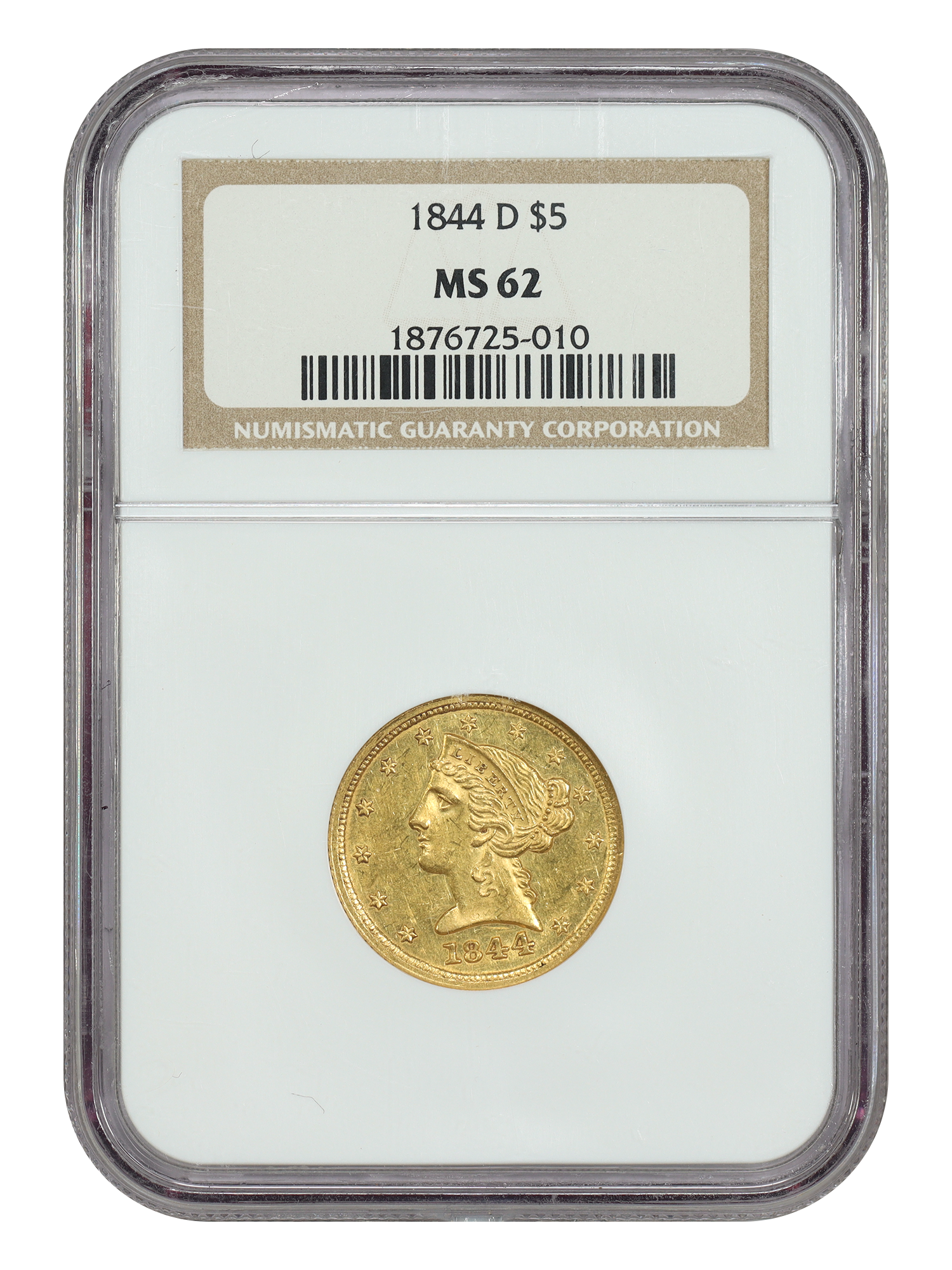 1844-D $5