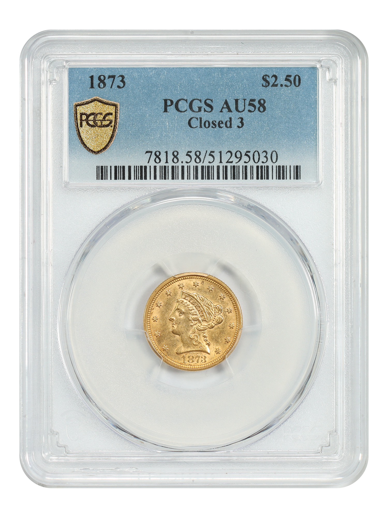 1873 $2.50 Closed 3