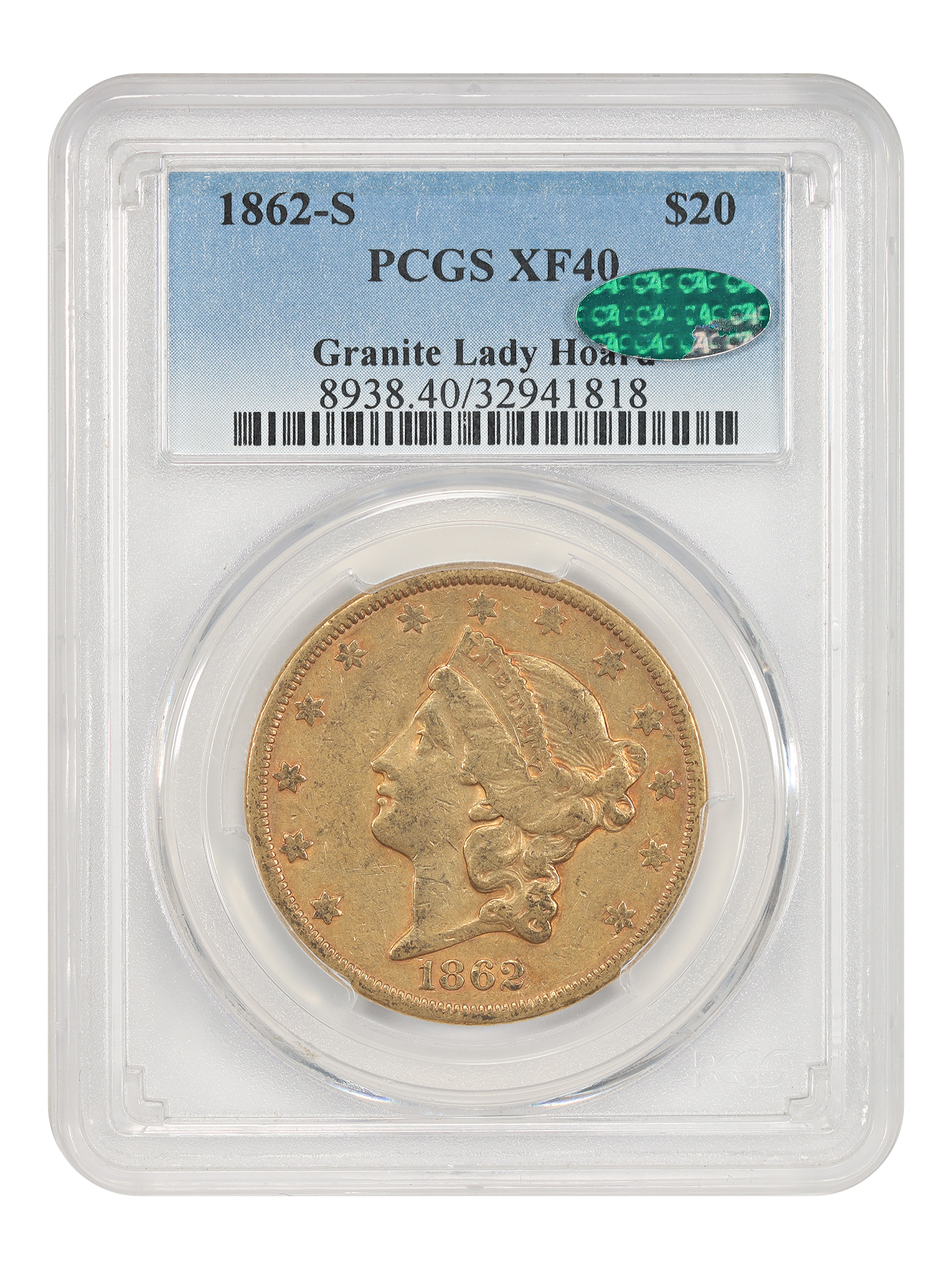 1862-S $20