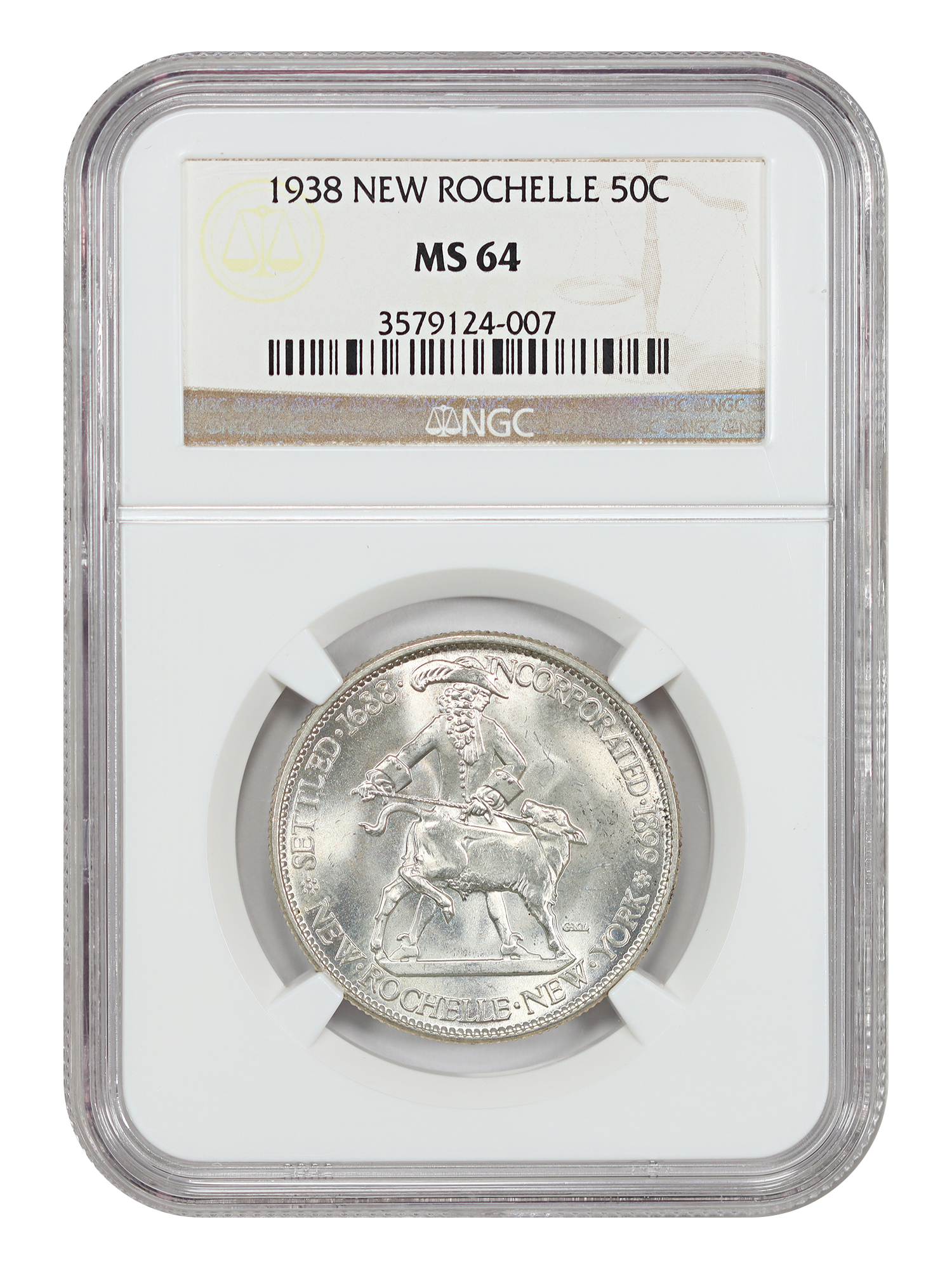 1938 50C New Rochelle