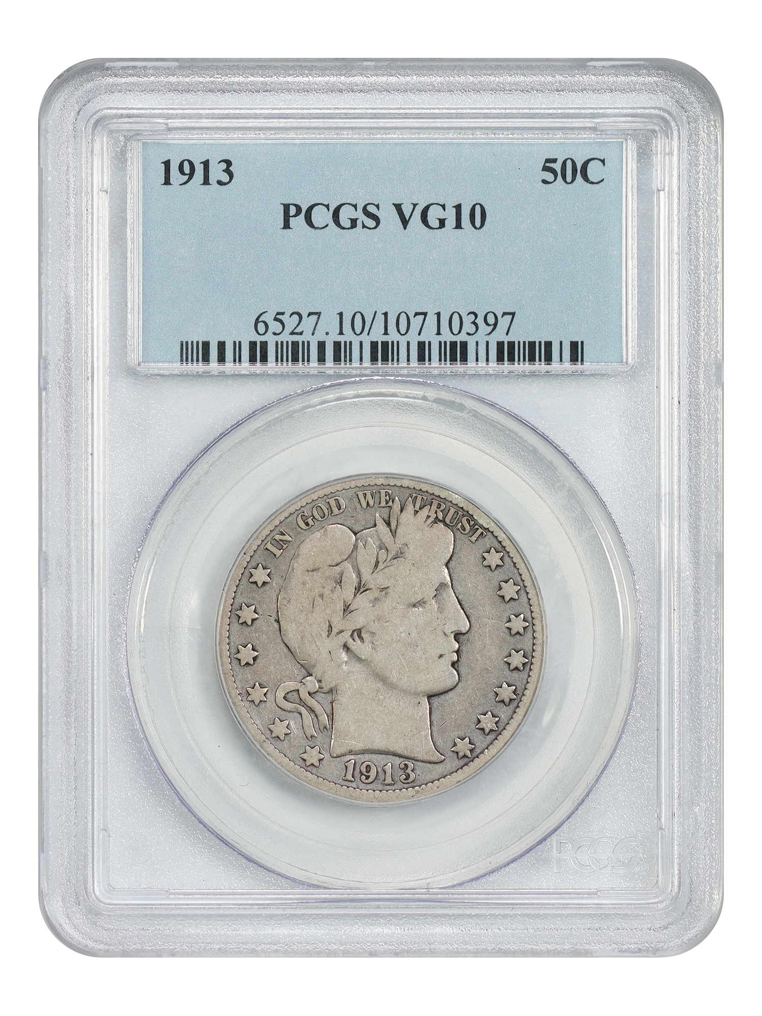 1913 50C PCGS VG10