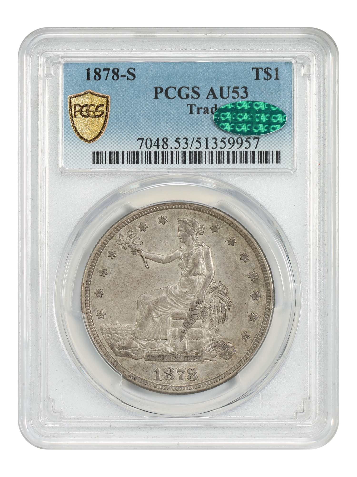 1878-S T$1 Trade