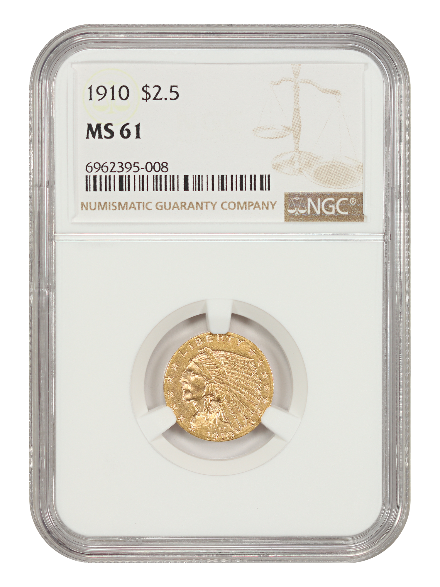 1910 $2.50