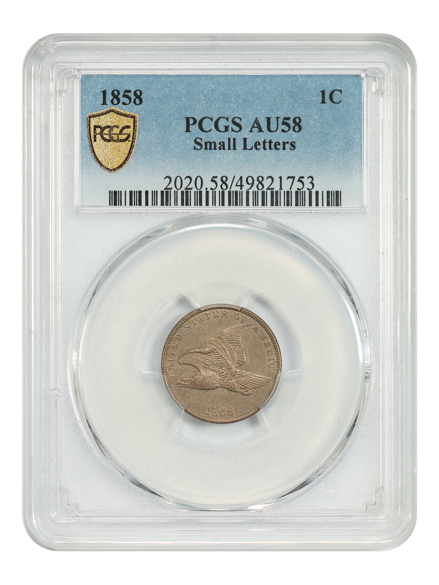 1858 1C Small Letters