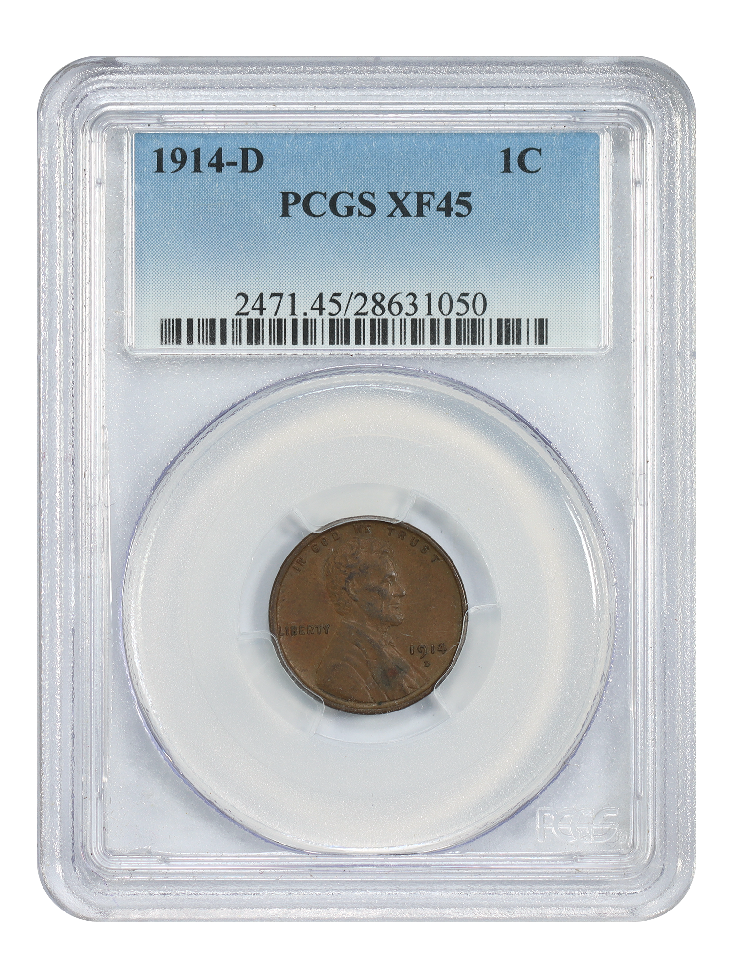 1914-D 1C PCGS XF45